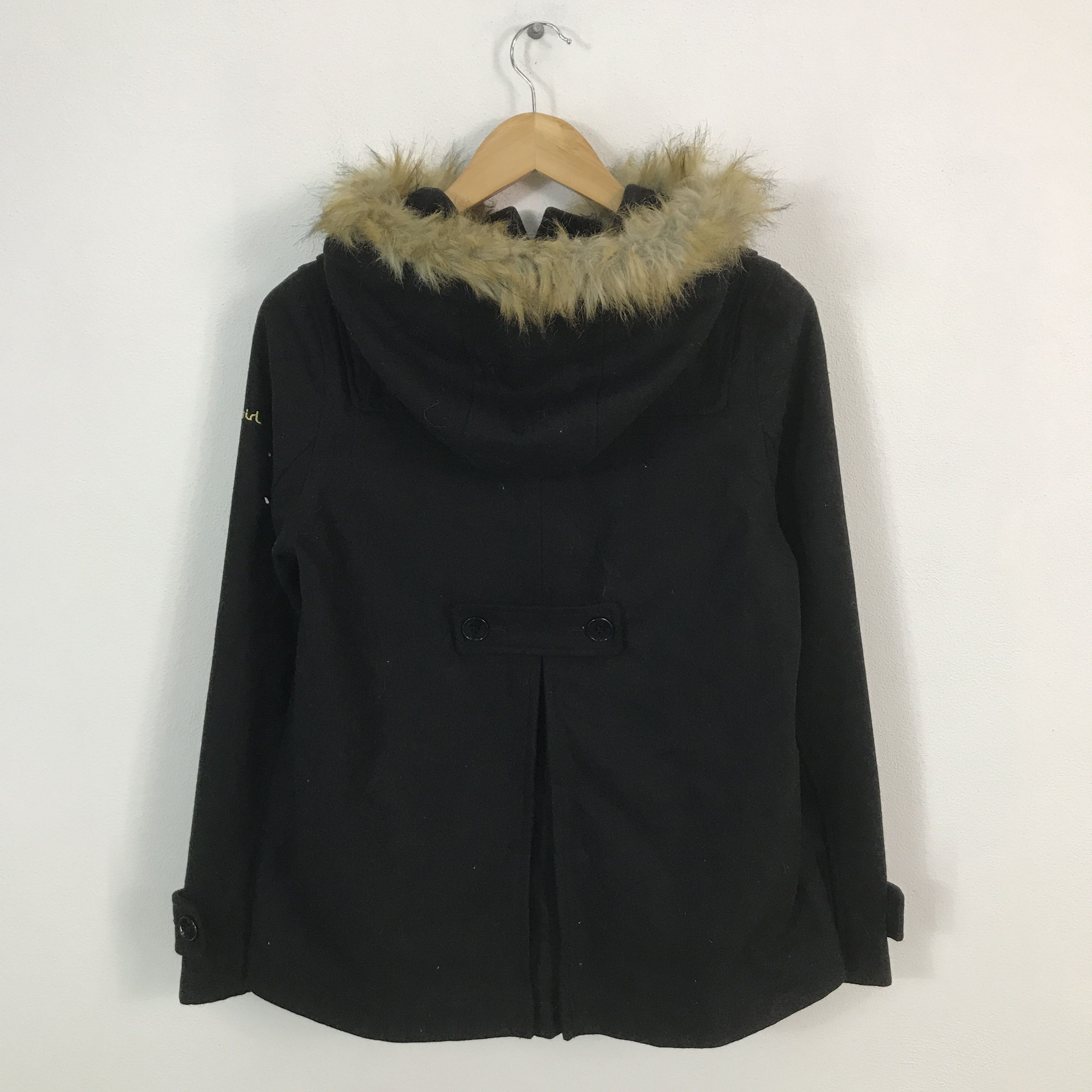 X-Girl xgirl brand japan wool fur hoodie jacket Size M / US 6-8 / IT 42-44 - 2 Thumbnail