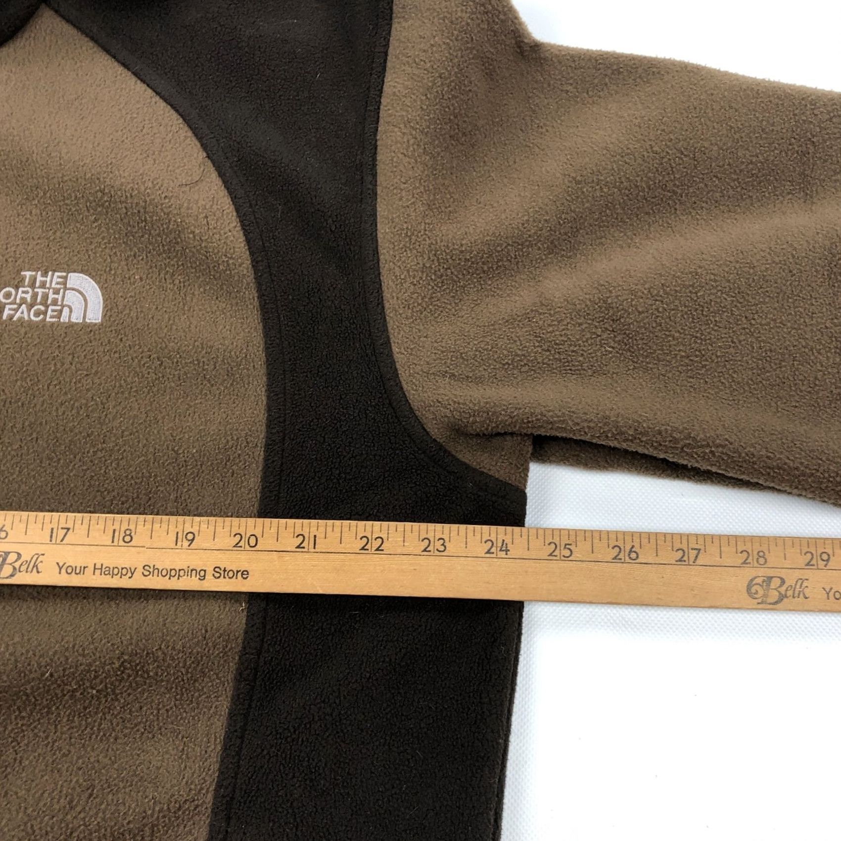 The North Face The North Face Men L Brown Full Zip Fleece Jacket Outdoor Hiking Coat Size US L / EU 52-54 / 3 - 7 Thumbnail
