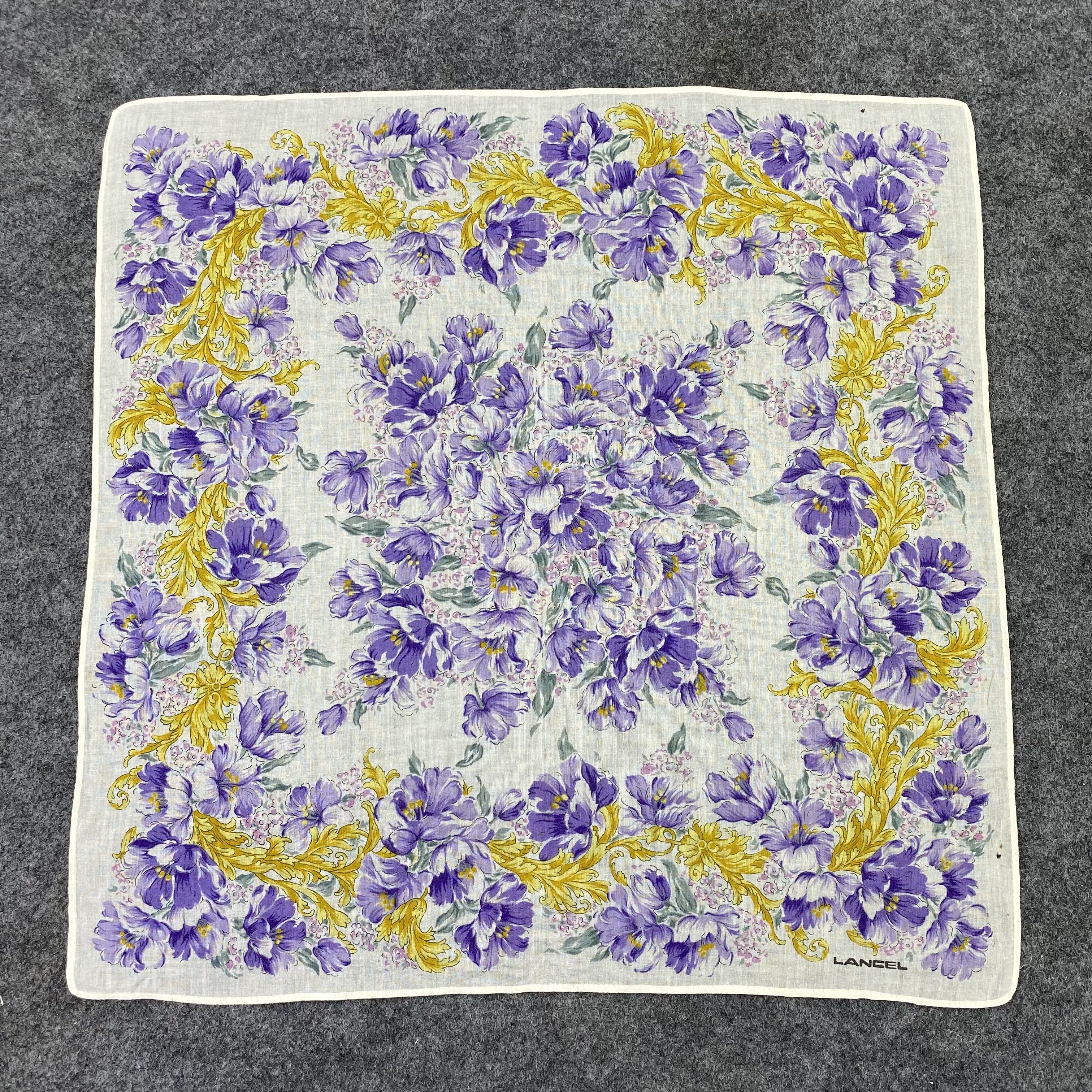 Lancel Lancel Handkerchief / Bandana / Neckerchief-B485 Size ONE SIZE - 3 Thumbnail