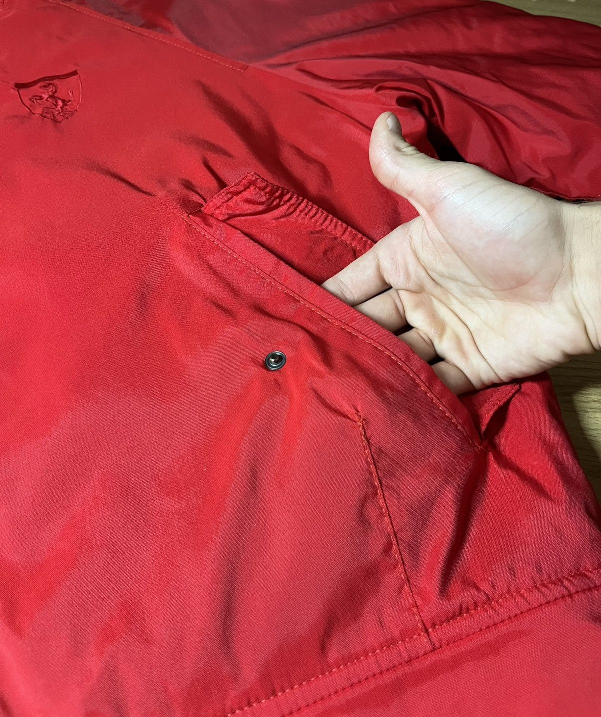 Ferrari Rare Vintage Ferrari x Cerutti 1881 Nylon Bomber Jacket 90s Size US L / EU 52-54 / 3 - 4 Thumbnail