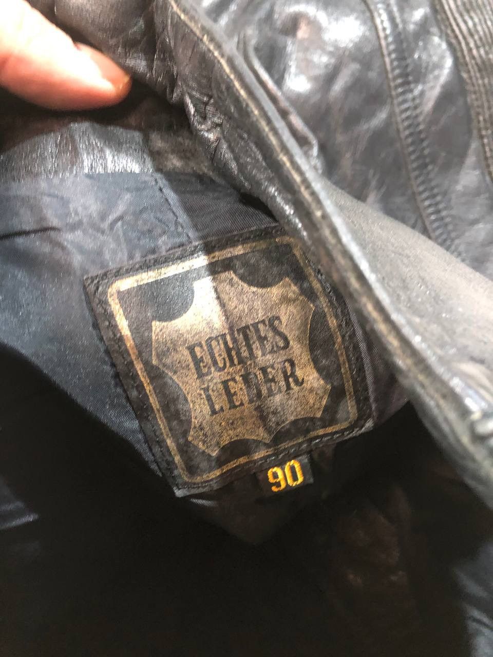 Vintage Leder Vintage Rare Moto Biker Leather Pants Size US 29 - 10 Thumbnail