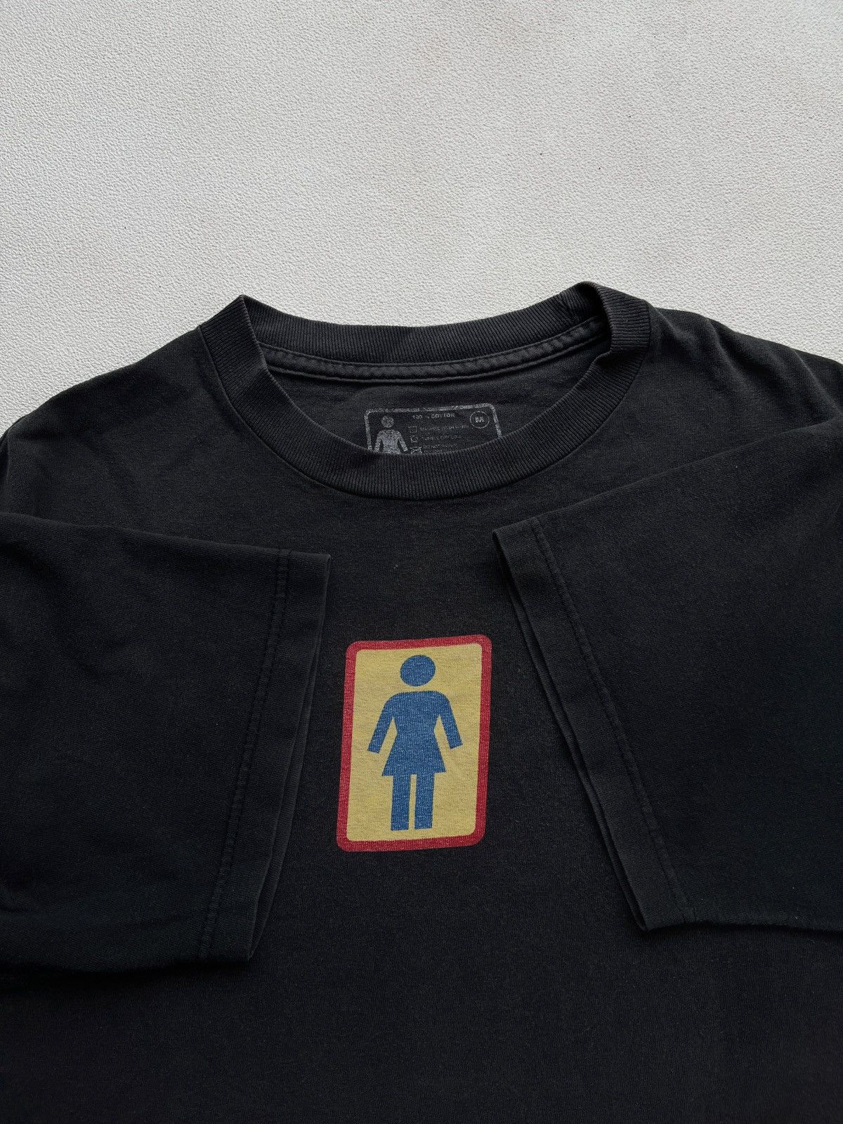 Girl Skateboards Girl Skateboard Logo Black Tee Size US M / EU 48-50 / 2 - 2 Thumbnail