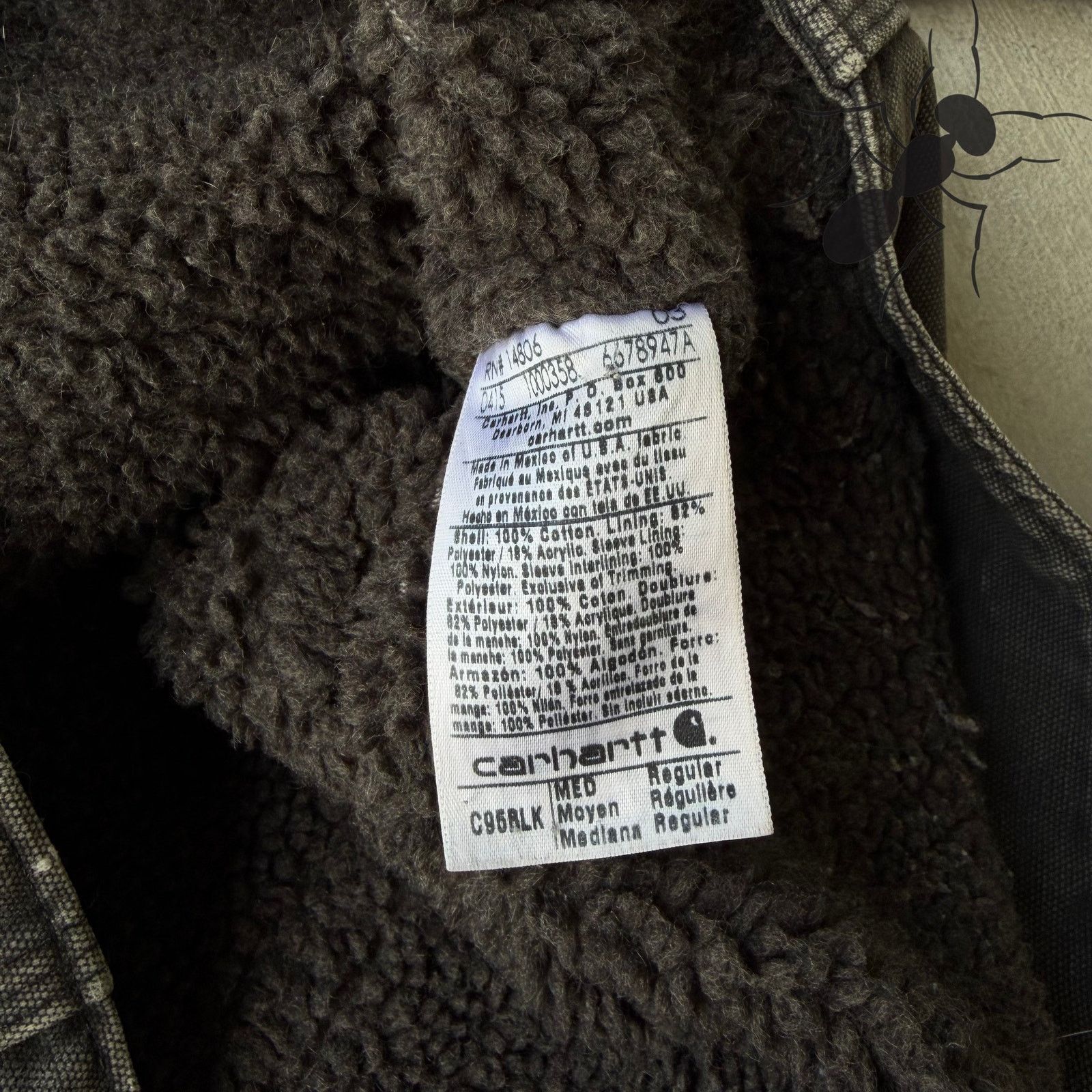 Carhartt × Vintage Carhartt C95 black chore work wear jacket Size US M / EU 48-50 / 2 - 5 Thumbnail