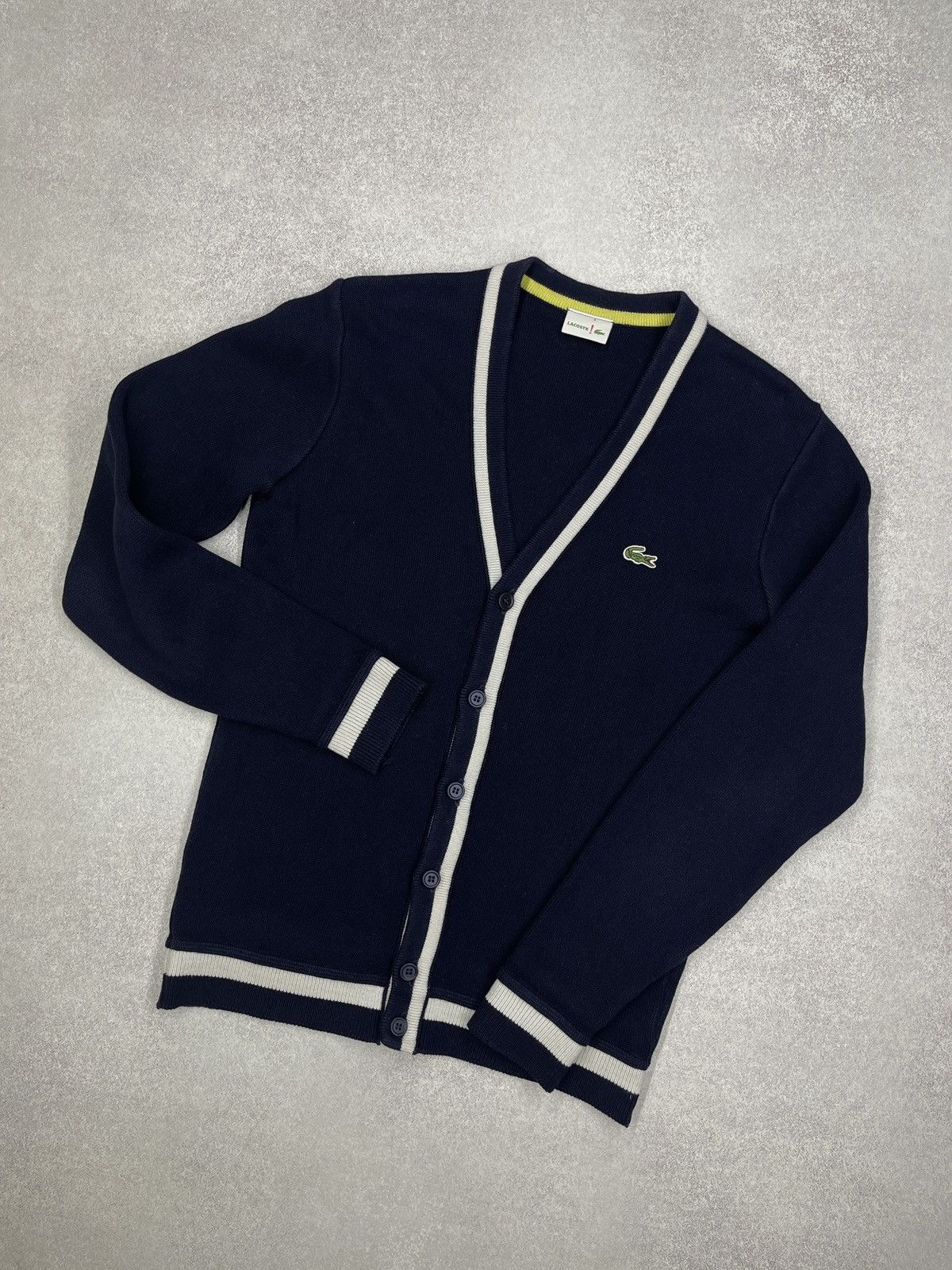 Lacoste × Supreme Supreme®/LACOSTE Stripe Cardigan Style: Navy