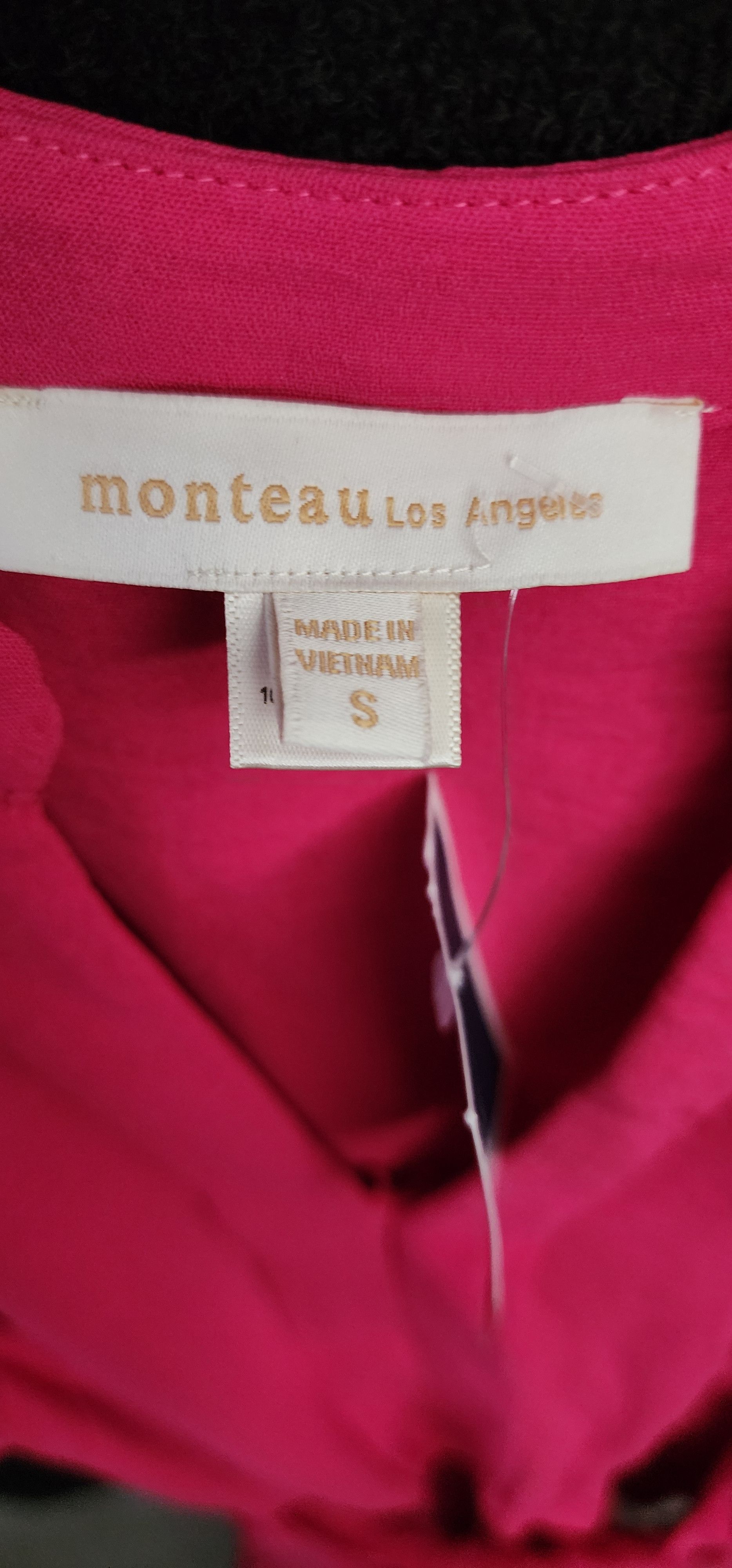 Other NWT Monteau LA Sleeveless Barbie Pink Ruffle Belted Dress S Size S / US 4 / IT 40 - 3 Thumbnail