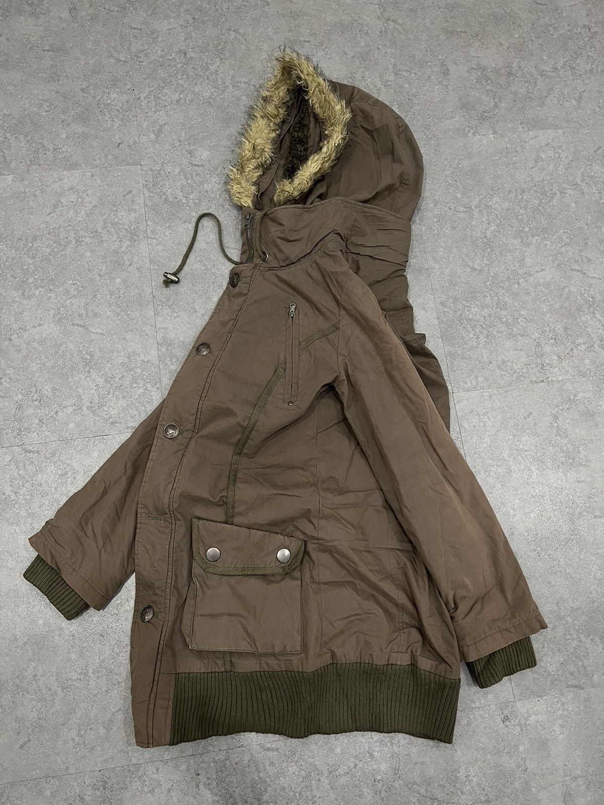 If Six Was Nine × Japanese Brand × Le Grande Bleu (L.G.B.) 2000s G.O.A Bono Jacket N3B Type Faux Fur Parka Jacket Size US M / EU 48-50 / 2 - 2 Thumbnail