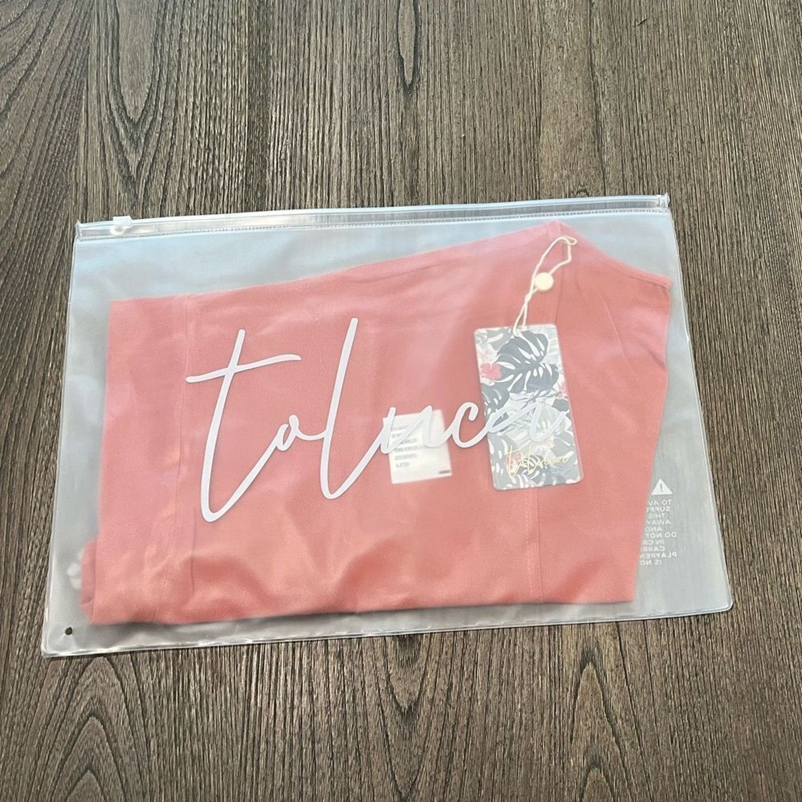 Vintage NWT Toluca Maria Swim Cover Up Shirt Clay Size M Size ONE SIZE - 8 Thumbnail