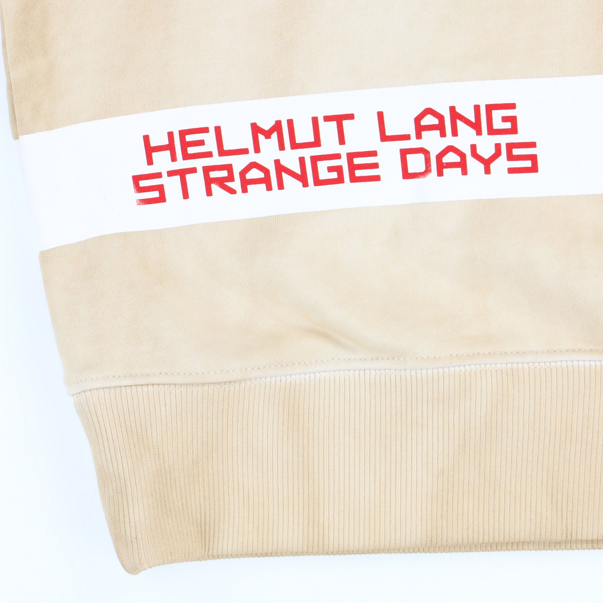 Helmut Lang Brown Strange Days Tie Dye Logo Sweatshirt Size L / US 10 / IT 46 - 7 Thumbnail