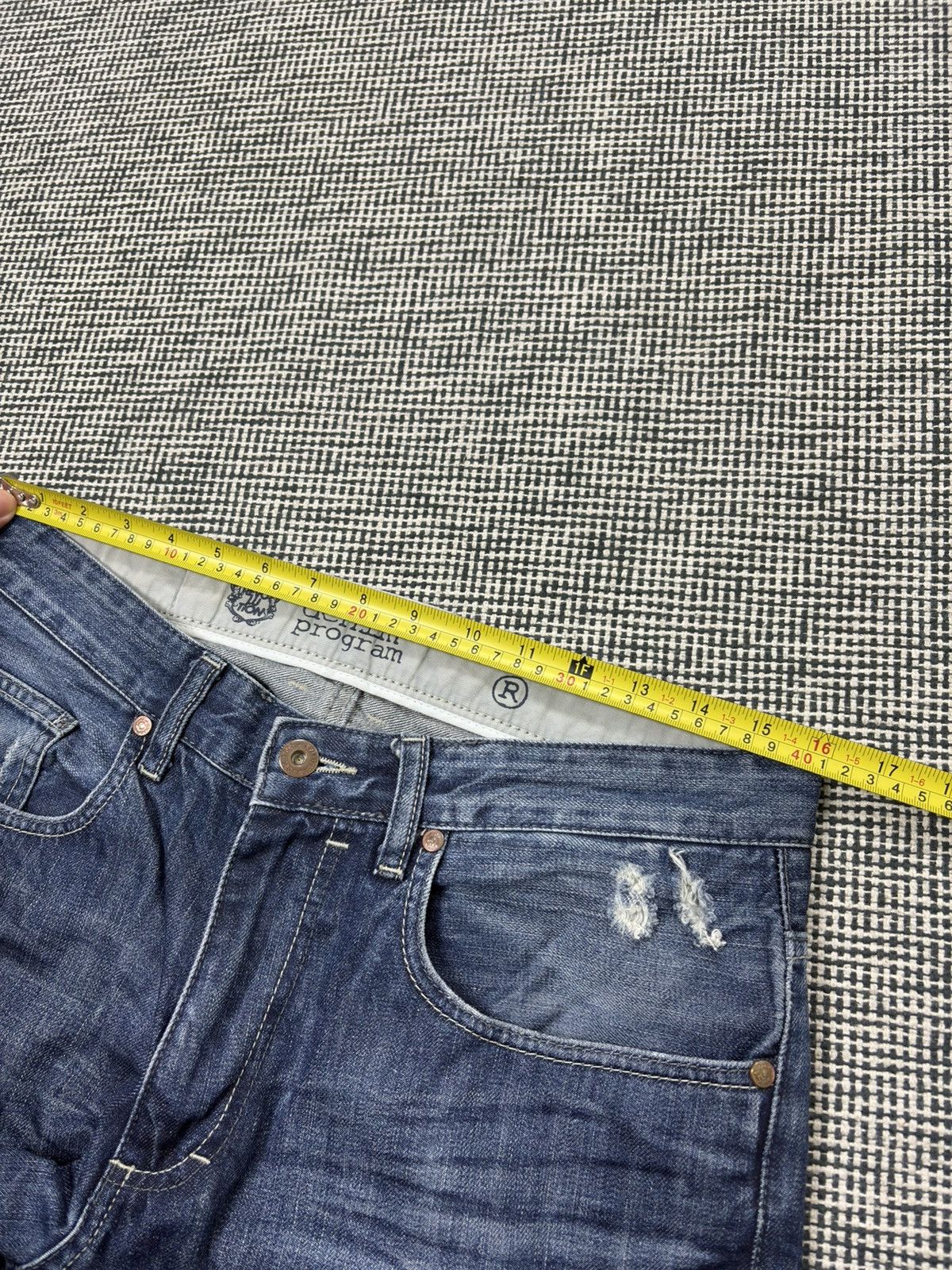 Japanese Brand patchwork distressed boro jeans harajuku style Size US 32 / EU 48 - 8 Thumbnail