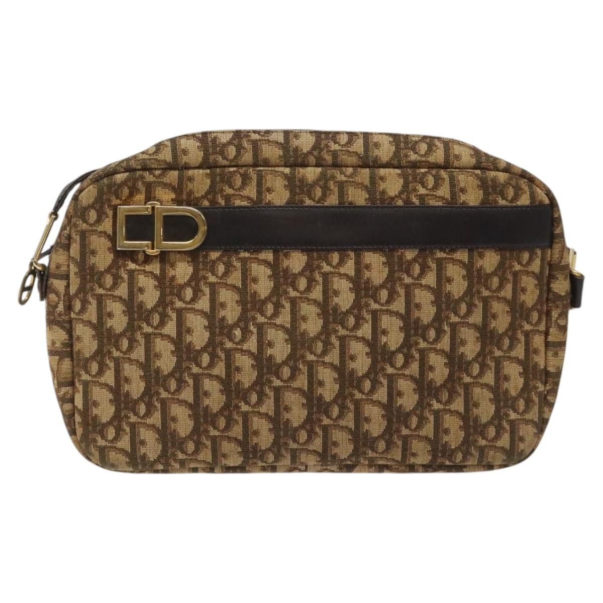 Dior DIOR Trotter Canvas Shoulder Bag Brown Size ONE SIZE - 2 Thumbnail