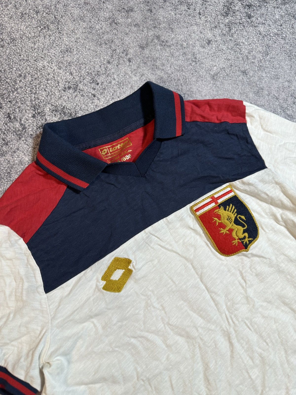 Lotto Sport × Vintage Vintage Lotto Genoa Soccer Polo Streetwear Rare S Casual VTg Size US S / EU 44-46 / 1 - 3 Thumbnail
