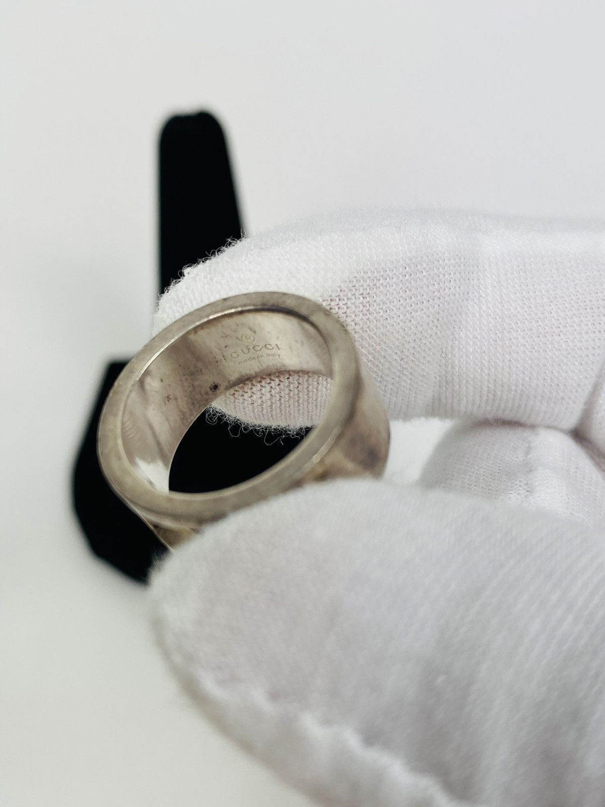 Gucci Gucci .925 Silver G Ring IT 10 Size ONE SIZE - 2 Thumbnail