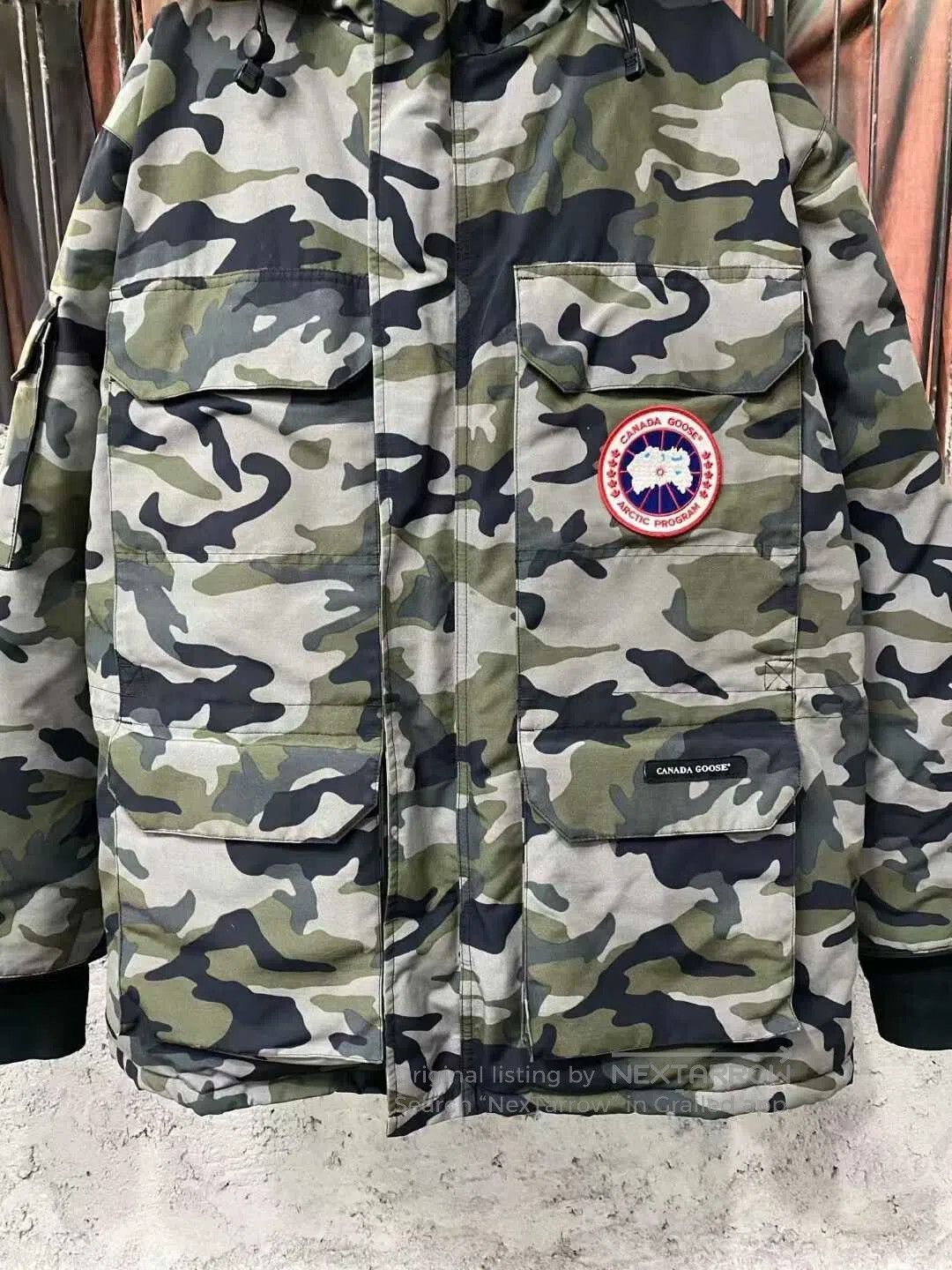 Canada Goose long camouflage down jacket by canada goose. Size US L / EU 52-54 / 3 - 4 Thumbnail