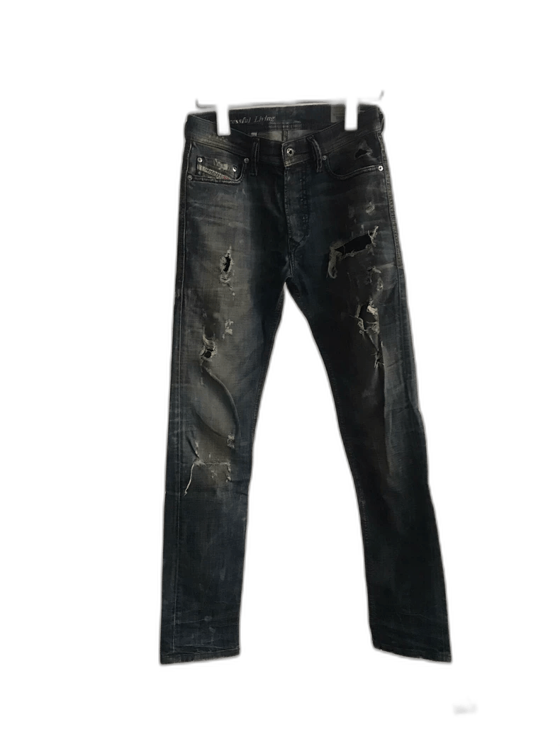 Diesel Diesel Tepphar Ripped Jeans Size US 26 / EU 42 - 1 Thumbnail