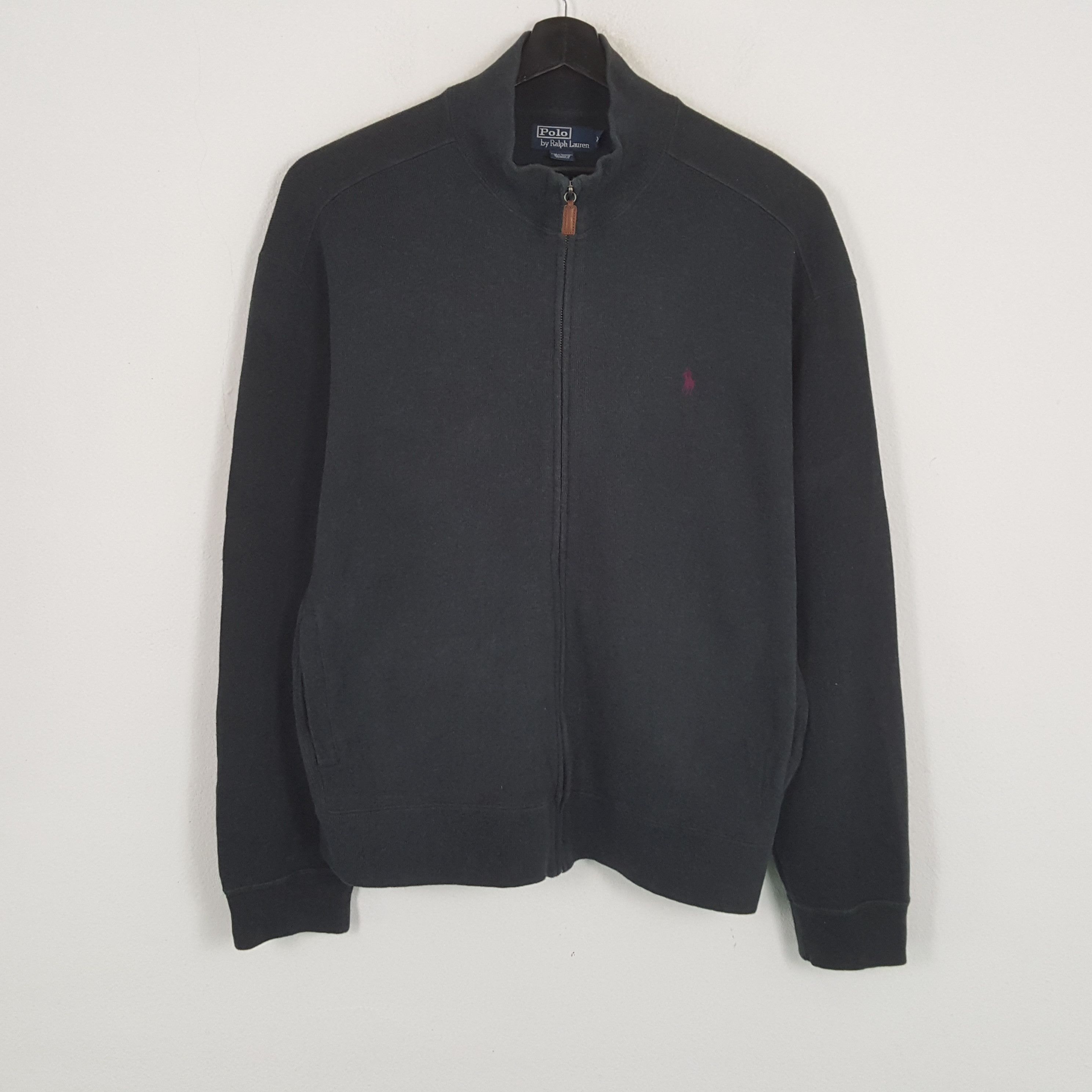 Polo Ralph Lauren × Vintage POLO by RALPH LAUREN Small Logo Design Zipper Sweater Size US XXL / EU 58 / 5 - 1 Thumbnail