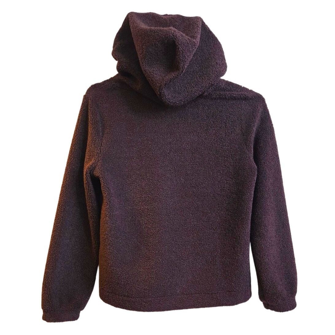 Loft LOFT Pullover Hoodie – Small Purple Cozy Fleece Size S / US 4 / IT 40 - 3 Thumbnail
