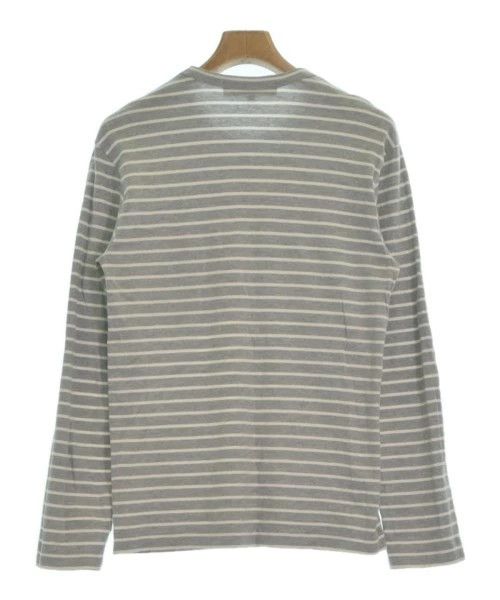 Comme des Garcons T-Shirts Border Long Sleeve Cotton Crewneck Gray x White Size US M / EU 48-50 / 2 - 2 Thumbnail