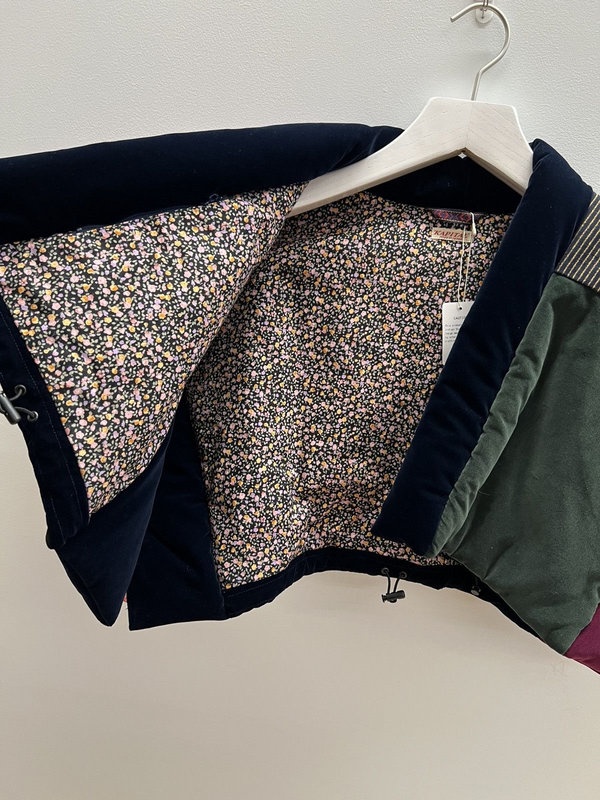 Kapital Patchwork Velvet Padded Kimono Bolero (1) Size US S / EU 44-46 / 1 - 5 Thumbnail