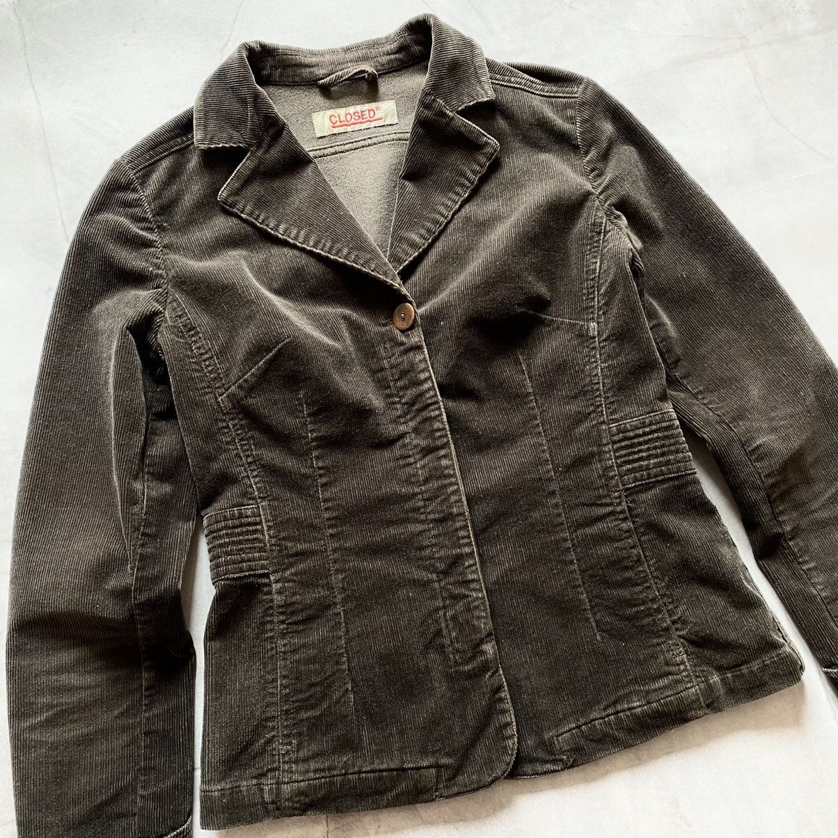 CLOSED × Marithe + Francois Girbaud CLOSED Style Marithe Francois Girbaud Velvet Jacket Vintage Size S / US 4 / IT 40 - 4 Thumbnail