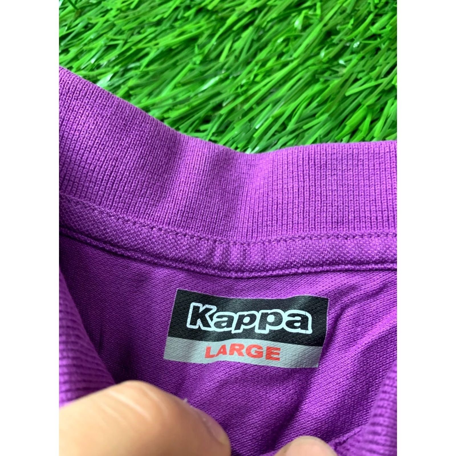 Kappa Kappa Polo Shirt Mens Casual Short Sleeve Violet 2015 Jersey Cotton L Size Size US L / EU 52-54 / 3 - 6 Thumbnail