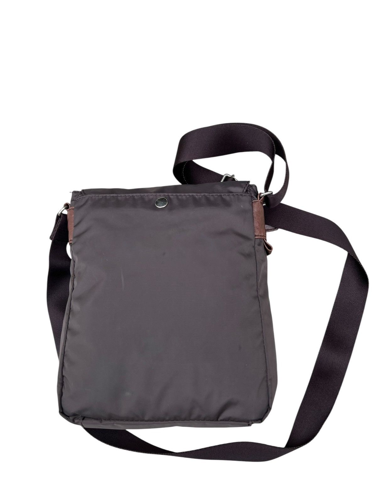 Yohji Yamamoto Vintage 2000 Yohji Yamamoto Y’saccs Hybrid Leather Sling Bag Size ONE SIZE - 9 Thumbnail