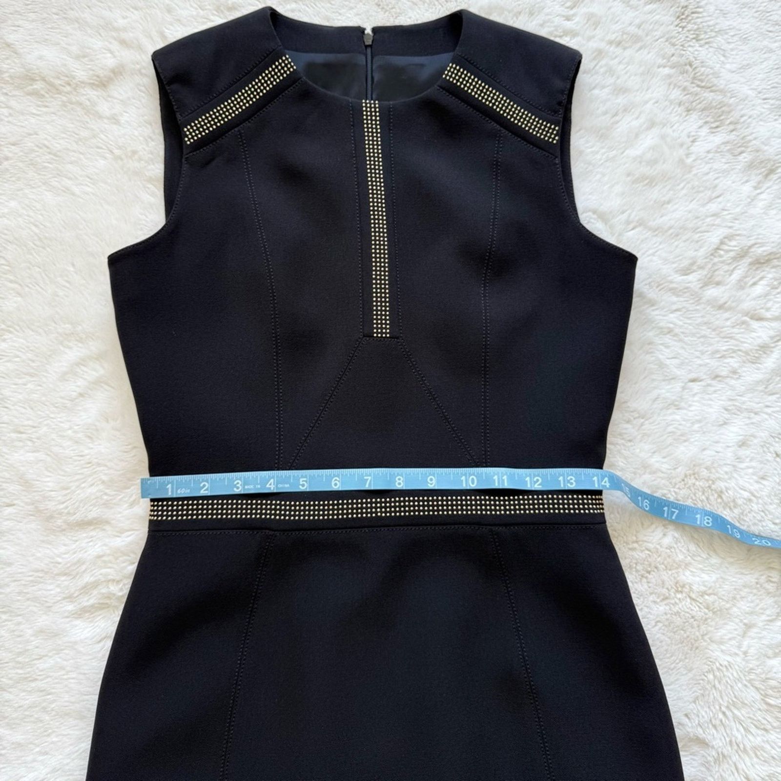 Versace New Versace Collection Black Studded Dress IT 42 US 6 1195$ Size M / US 6-8 / IT 42-44 - 12 Thumbnail