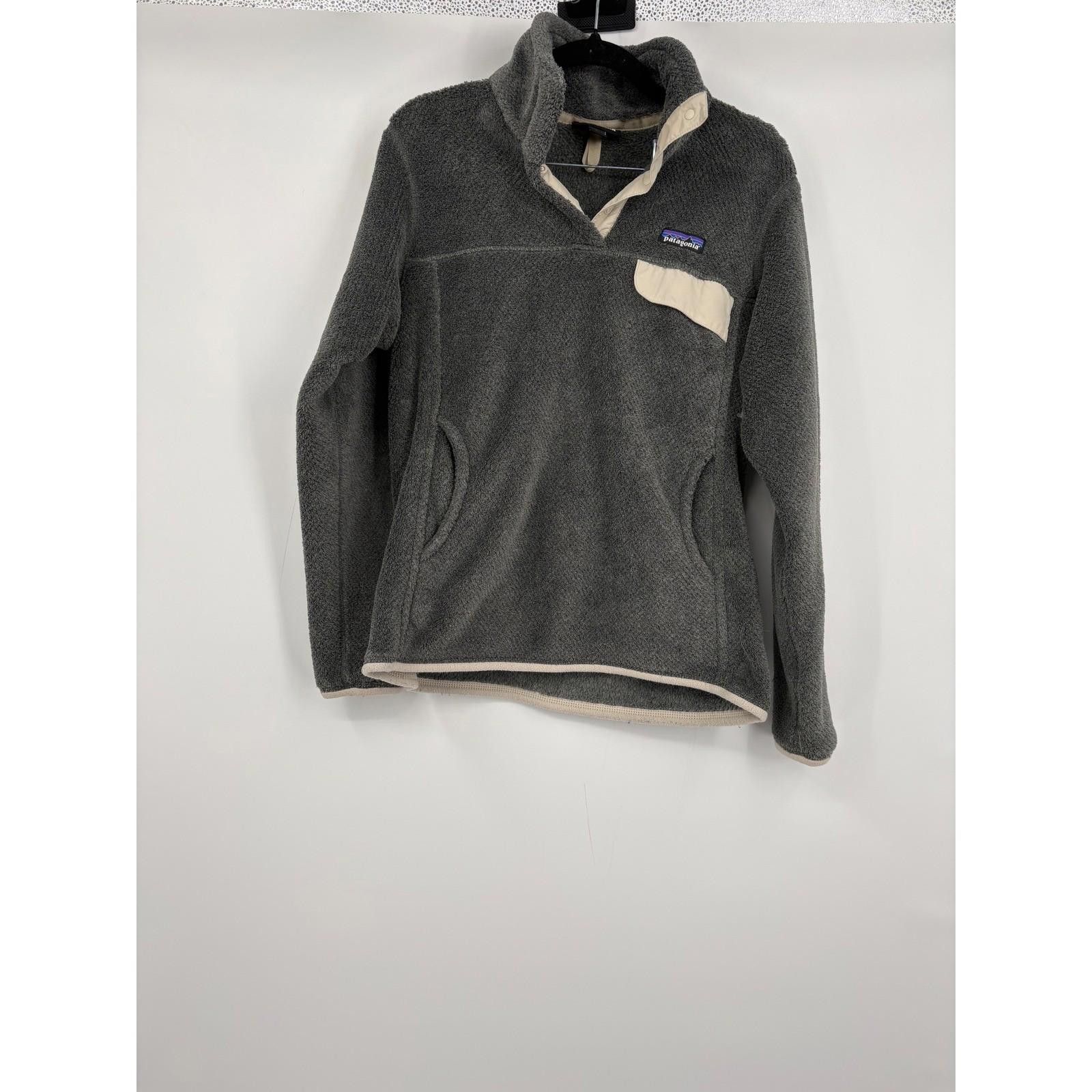 Patagonia Patagonia Gray Fleece Snap T Pullover Women's Size M Size M / US 6-8 / IT 42-44 - 1 Thumbnail