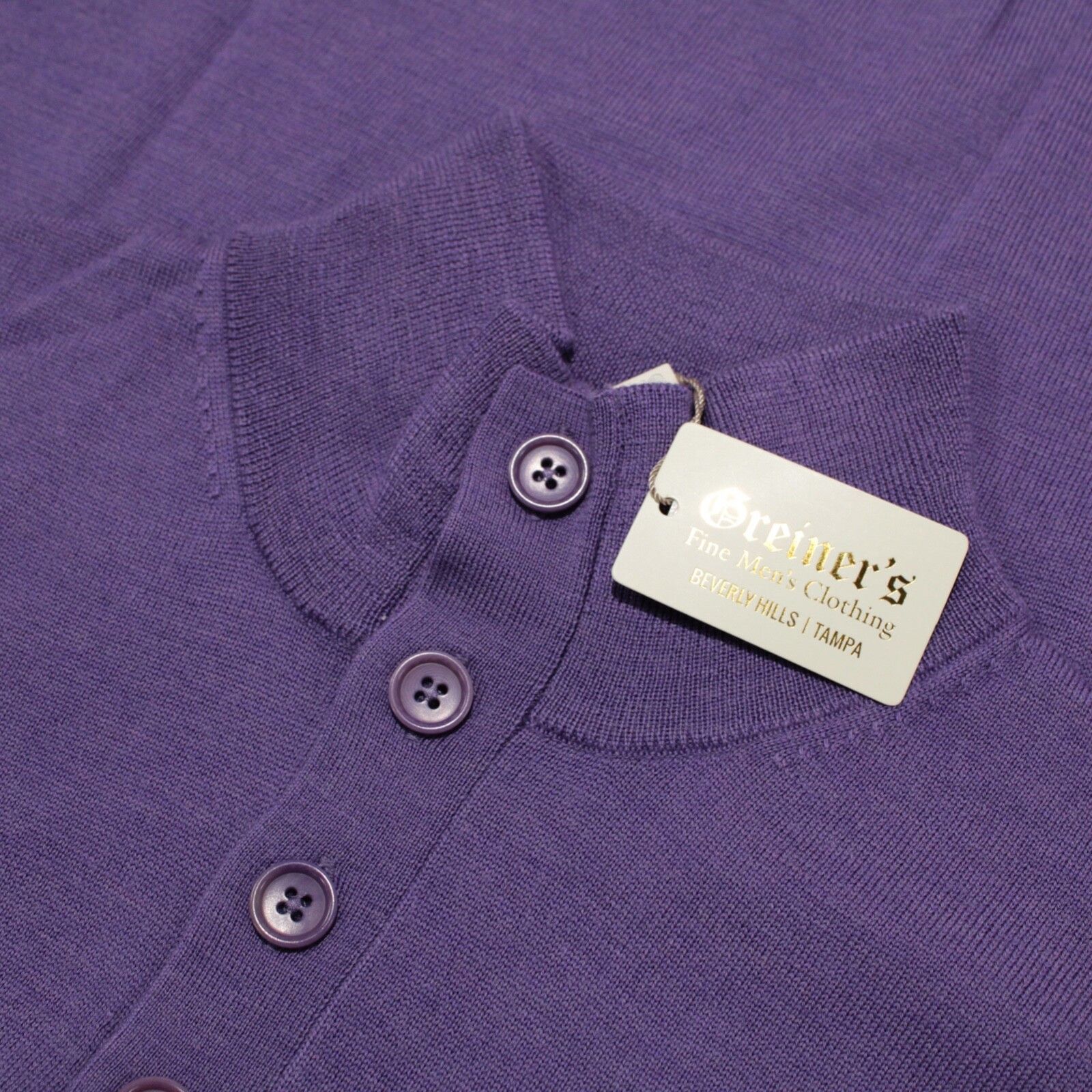 Scott Barber Scott Barber Sweater Size US L in Purple Size US L / EU 52-54 / 3 - 1 Thumbnail