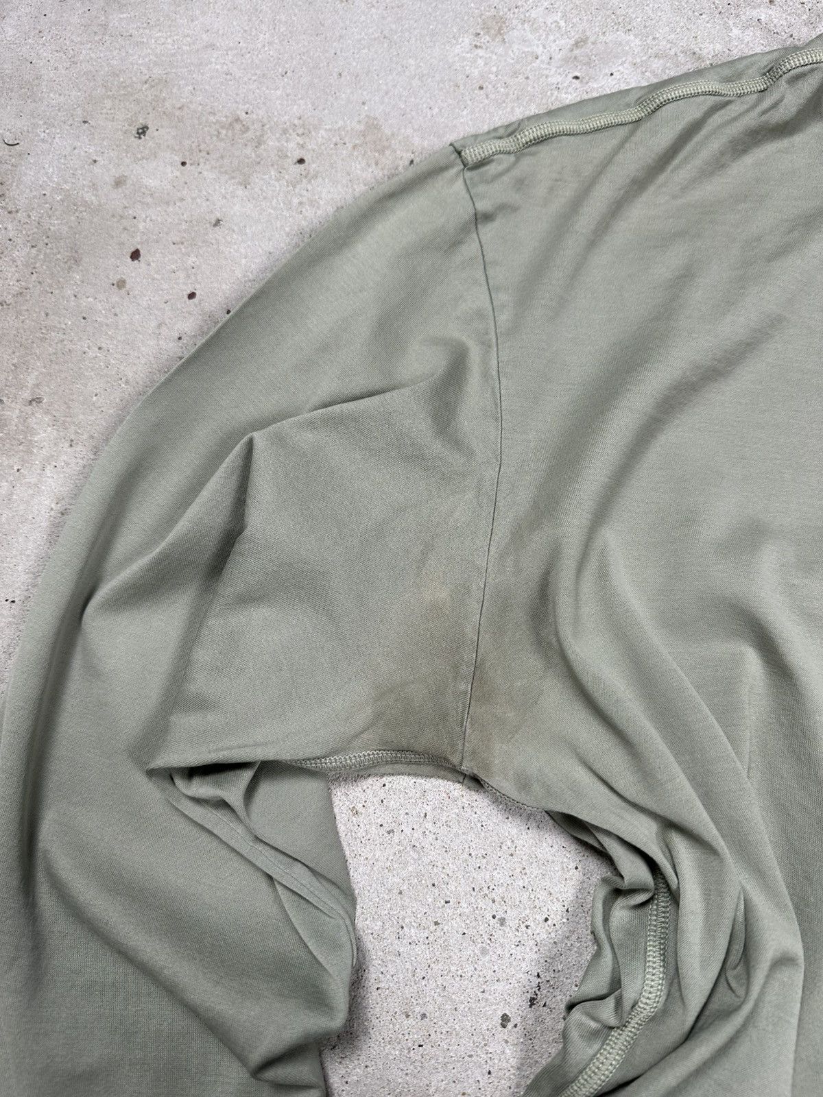 Stone Island Stone Island Olive Long Sleeve Tee Pocket Size US XL / EU 56 / 4 - 7 Thumbnail
