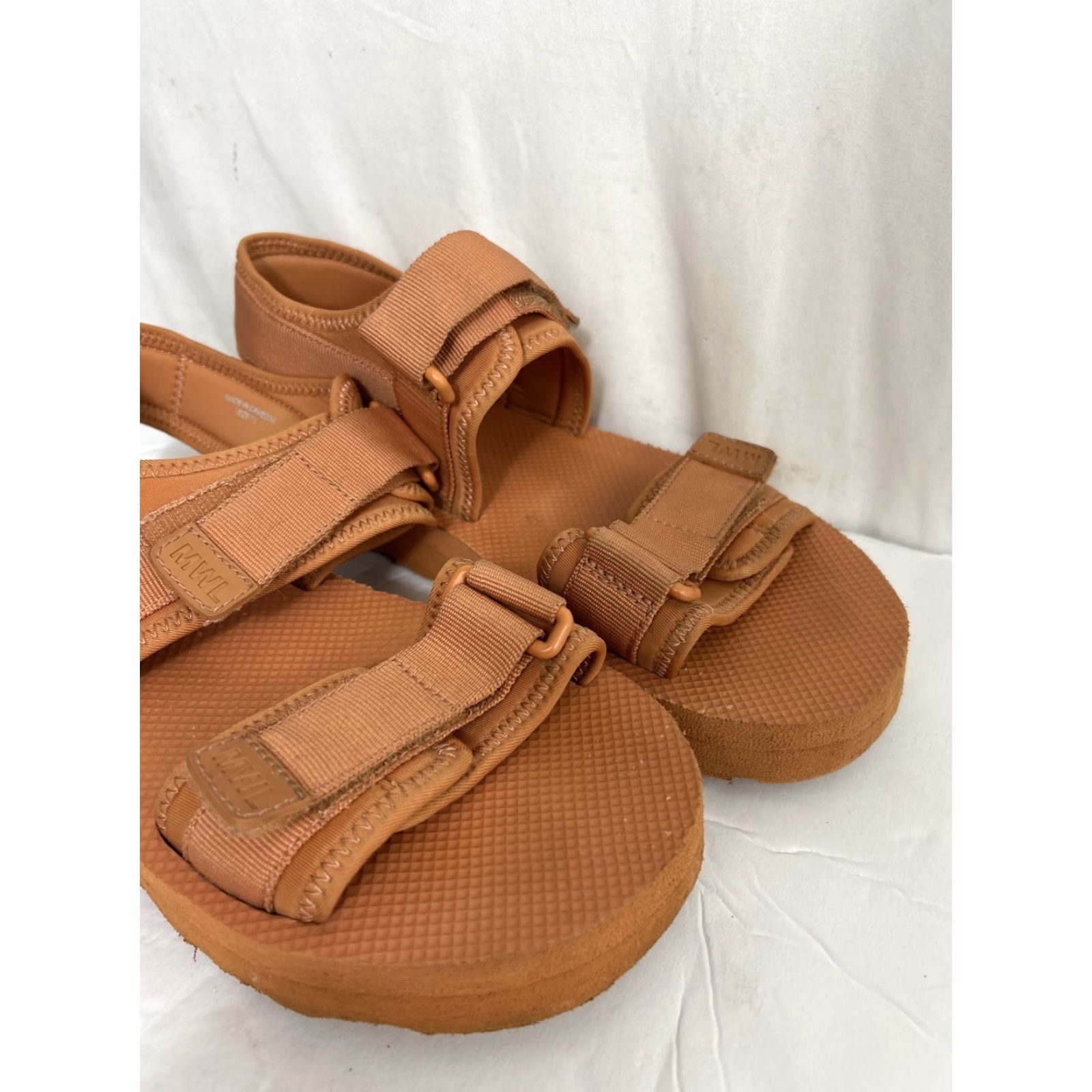 Madewell VINTAGE Madewell The Re)sourced Neoprene Jay Sandal 7.5 Sandal Women Orange 90s Bohemian City Mens? Size US 8 / IT 38 - 2 Thumbnail