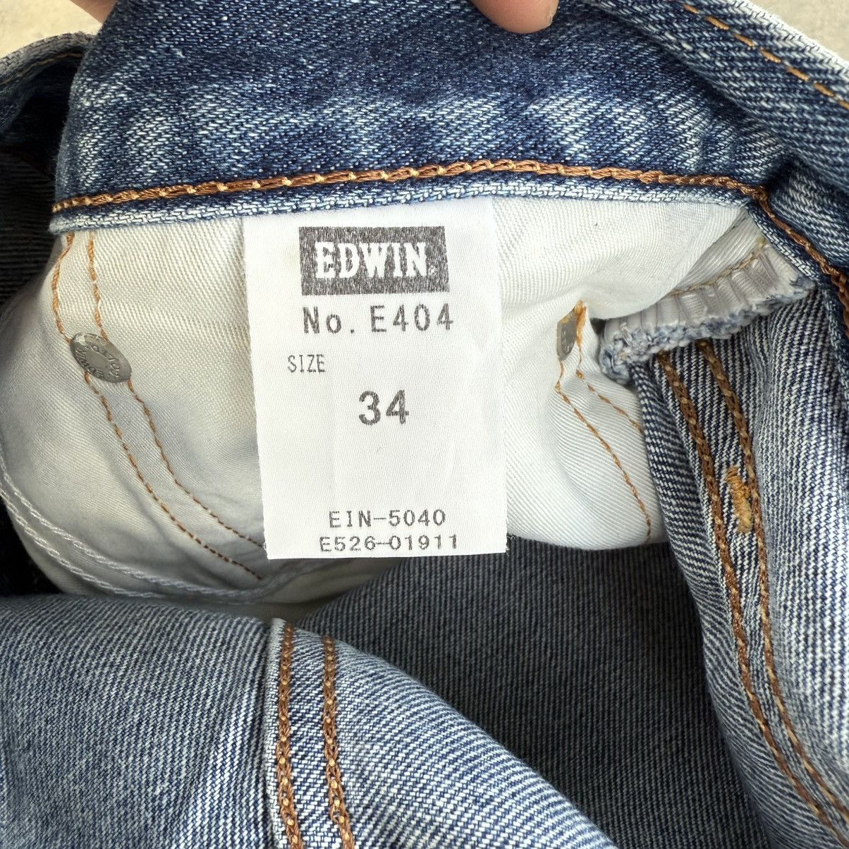 Edwin VINTAGE EDWIN FADED MUD WASH JEAN DENIM PANTS Size US 36 / EU 52 - 13 Thumbnail