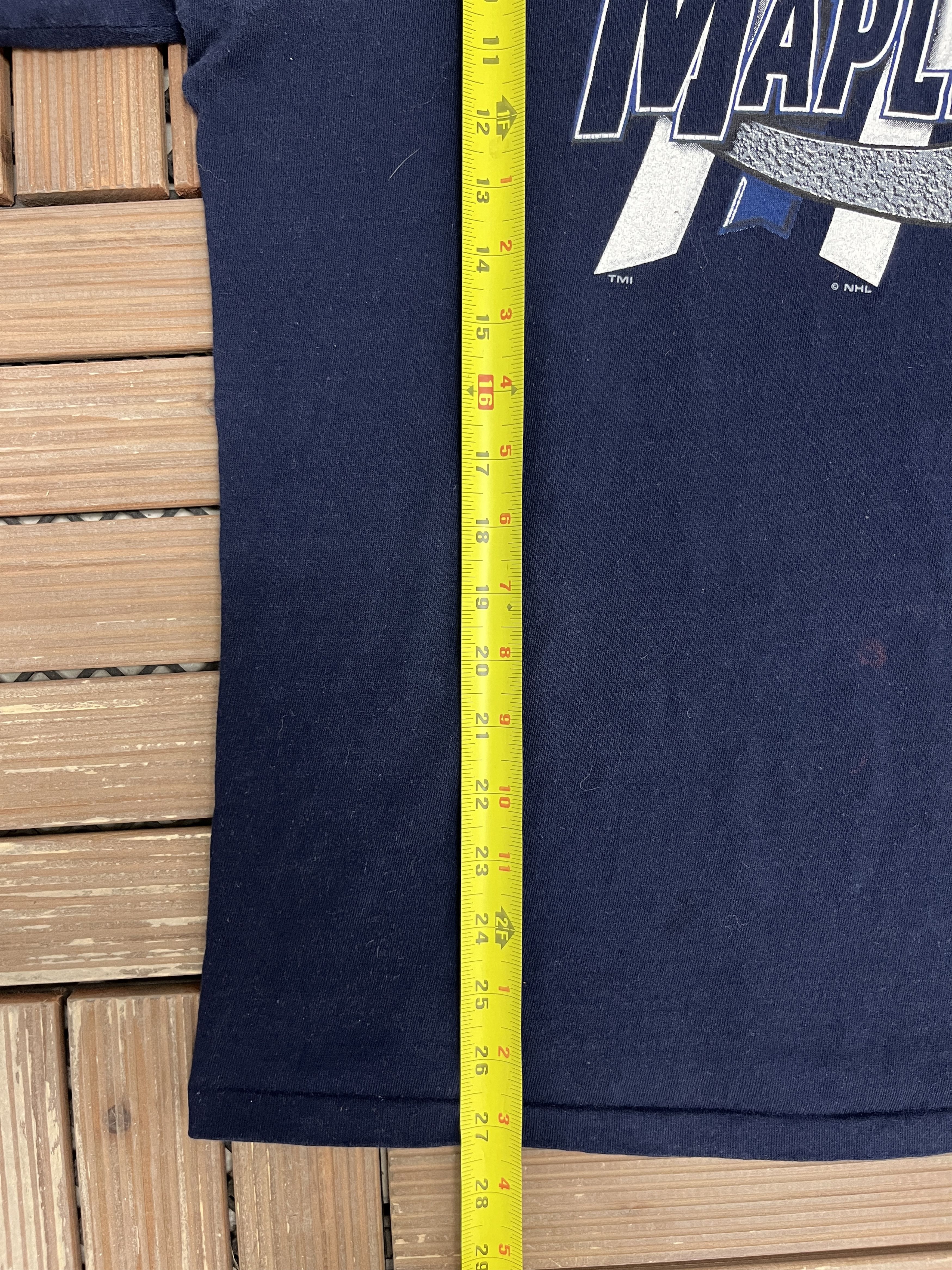 Vintage Toronto Maple Leafs Vintage Blue T-Shirt Tee Size US XL / EU 56 / 4 - 8 Thumbnail