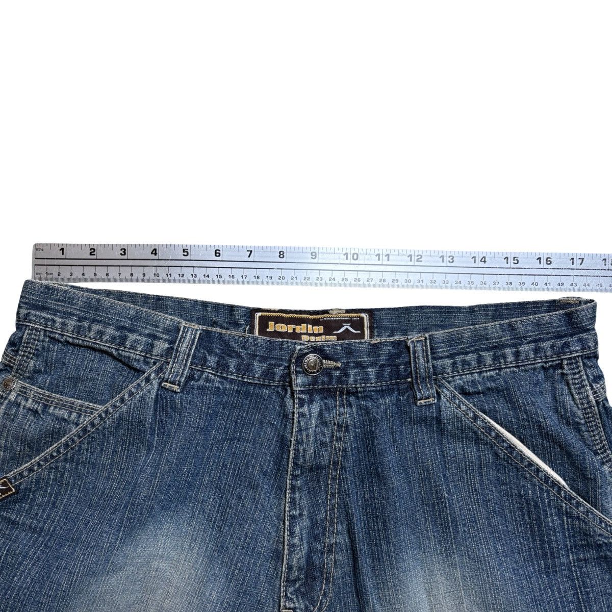 Other Vintage Y2K Jordin Denim Jean Shorts Jorts Carpenter Skater Size US 36 / EU 52 - 5 Thumbnail