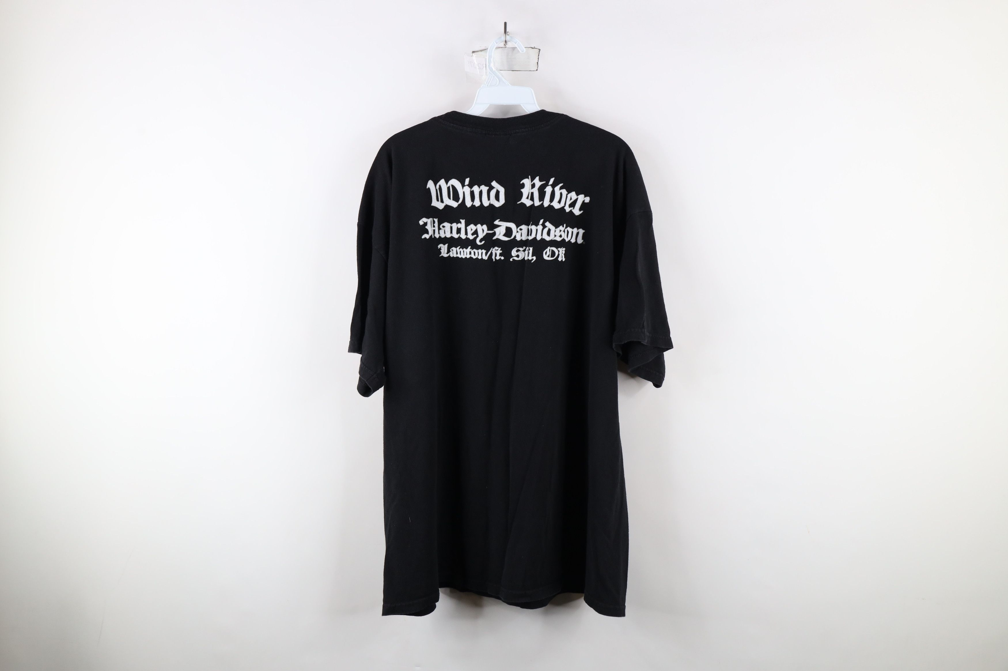 Harley Davidson × Vintage Y2K Harley Davidson Spell Out Big Logo Short Sleeve T-Shirt Size US XXL / EU 58 / 5 - 11 Thumbnail