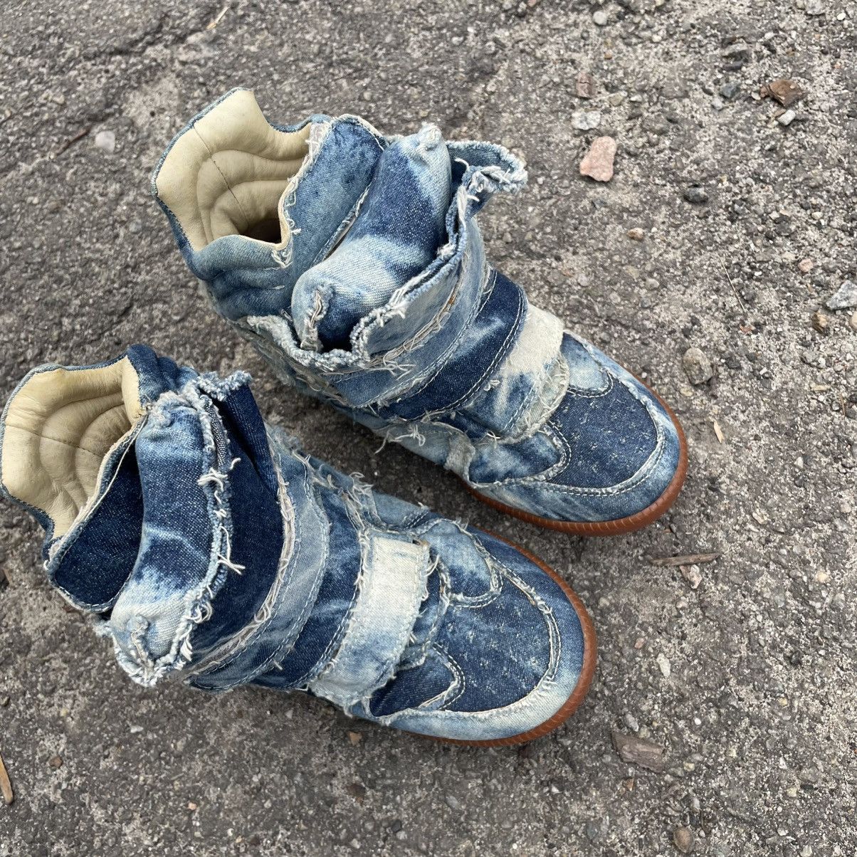 Isabel Marant Isabel Marant bekett denim wedge sneakers jeans y2k shoes Size US 4 / IT 34 - 5 Thumbnail