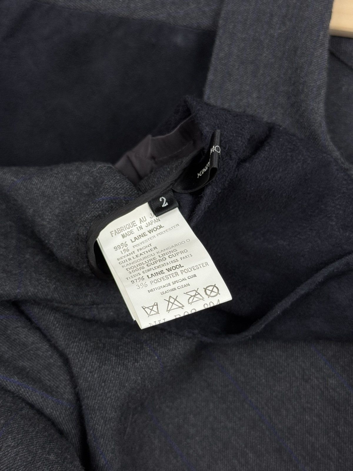 Yohji Yamamoto VERY RARE Yohji Yamamoto Noir Kangaroo Suede shirt Size US S / EU 44-46 / 1 - 6 Thumbnail