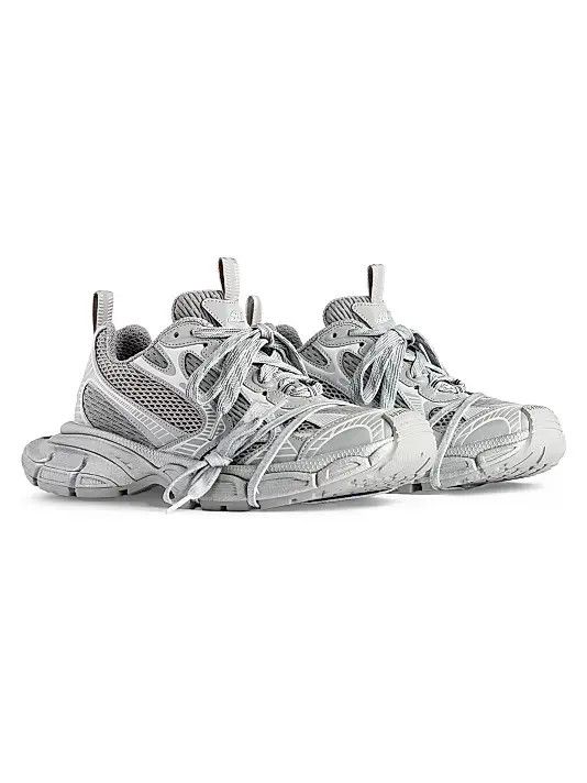 Balenciaga o1w1db10526 3XL Reflective Sneakers in Grey Size US 5 / IT 35 - 2 Thumbnail