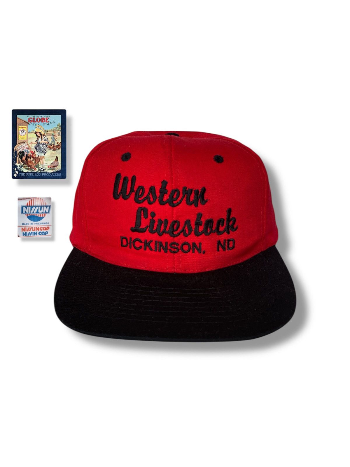Other hat vintage Western Livestock Dickinson, ND tag nissun cap Size ONE SIZE - 1 Thumbnail