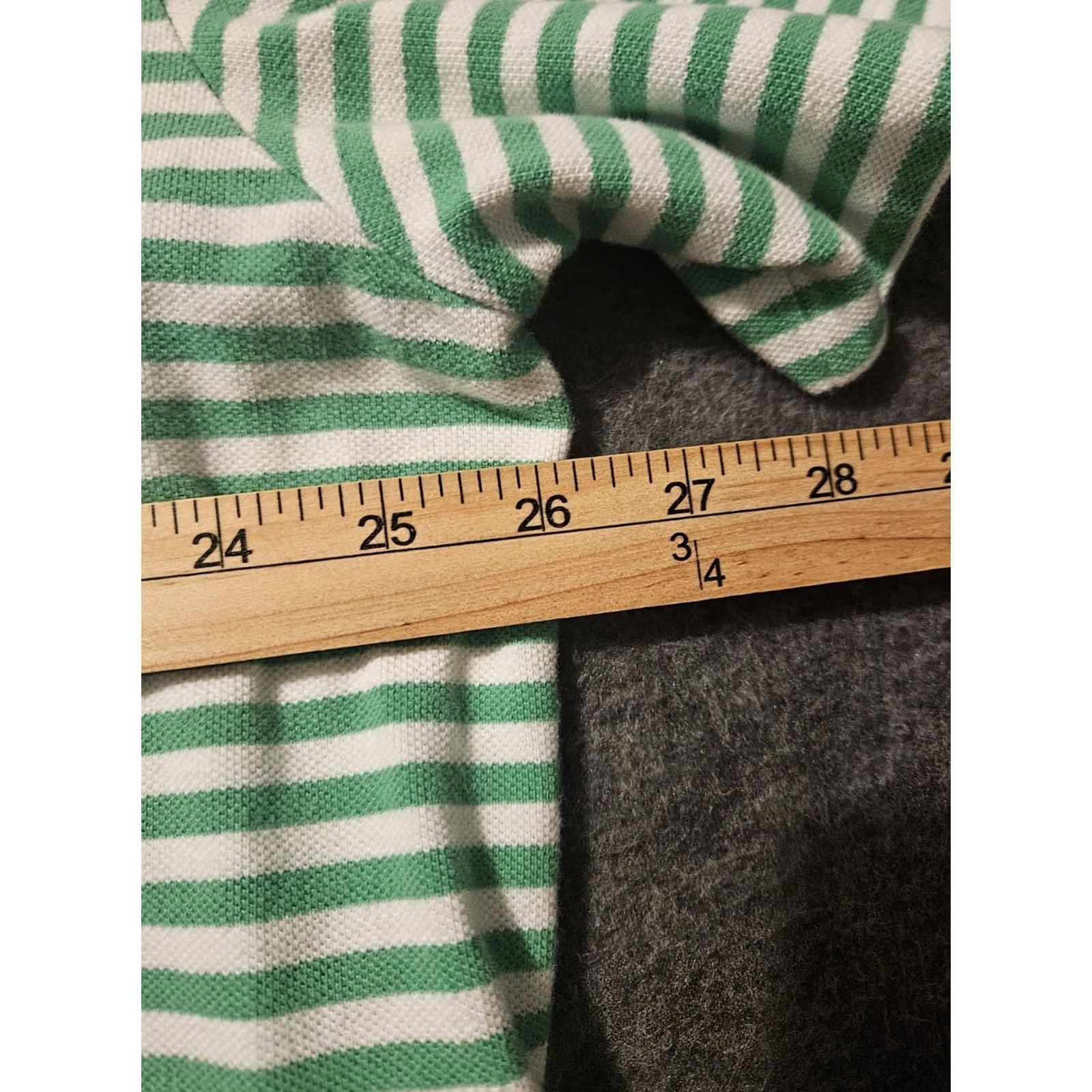 Polo Ralph Lauren VINTAGE Polo Ralph Lauren Polo Shirt Mens 2XL Green Striped Preppy Logo Embroidered Short Sleeve Collared Shirt Size US XXL / EU 58 / 5 - 3 Thumbnail
