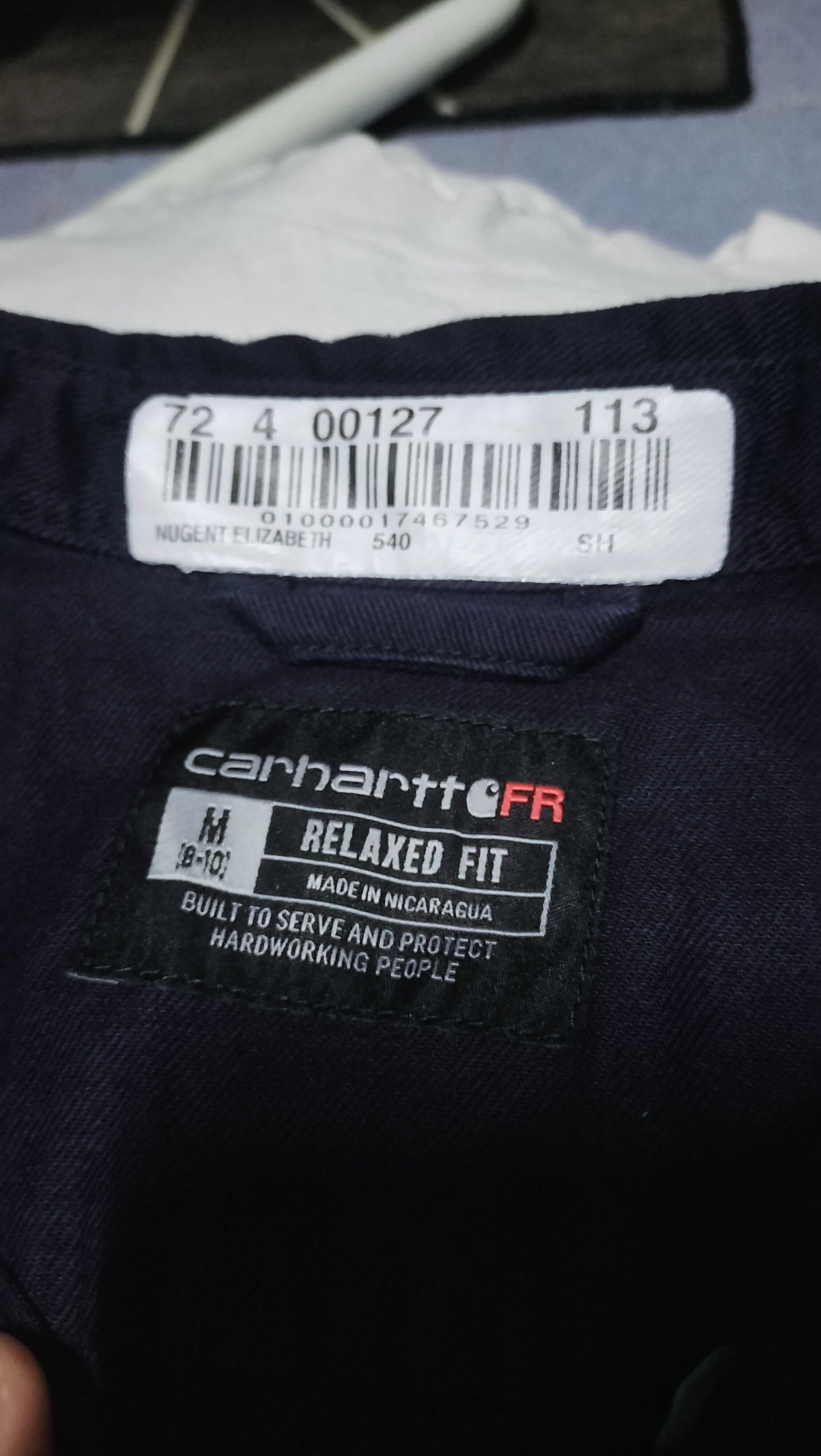 Carhartt Carhartt FR Shirts Workwear Black Longsleeve Patches Size US M / EU 48-50 / 2 - 2 Thumbnail