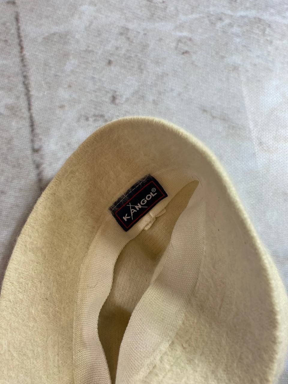 Kangol Vintage 90s KANGOL ANGORA Fluffy Fur Casual White Bucket Hat Size ONE SIZE - 3 Thumbnail