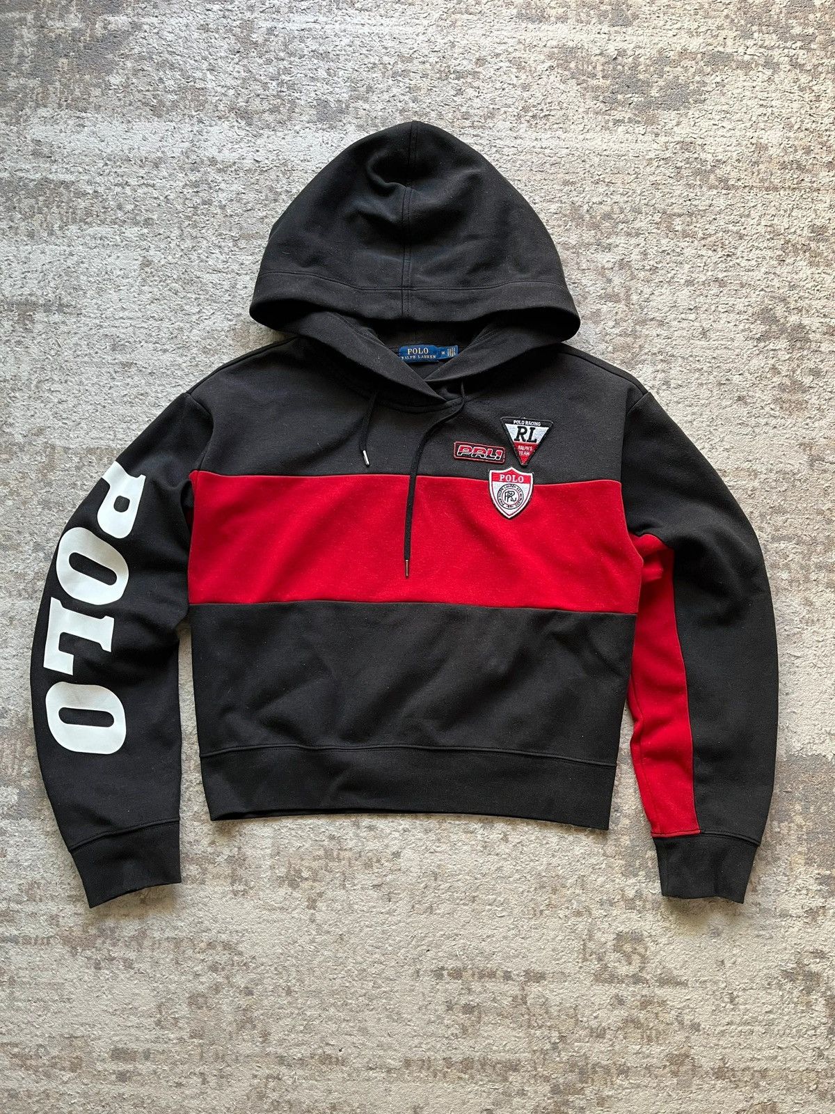 Polo Ralph Lauren Ralph Lauren Polo Racing Retro Hoodie 2019 Spell Out Print Size M / US 6-8 / IT 42-44 - 1 Thumbnail