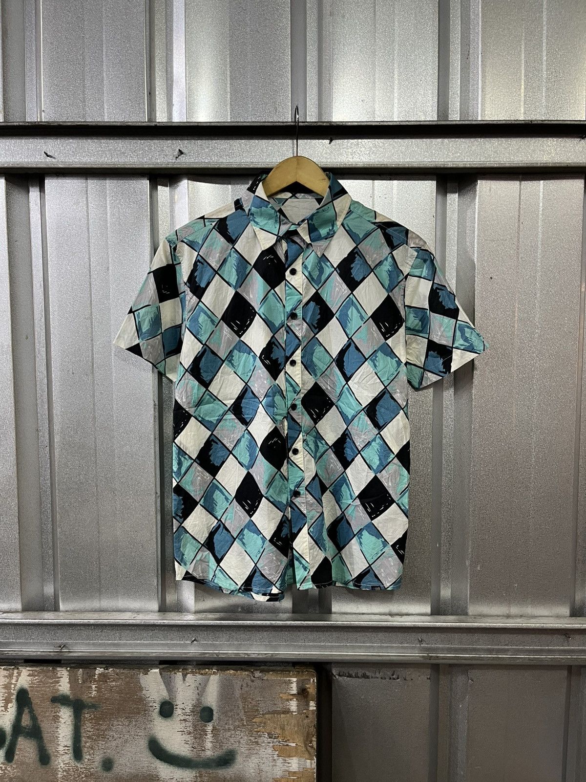 Just Cavalli Just cavalli slimfit short sleeve button ups shirt Size US M / EU 48-50 / 2 - 1 Thumbnail