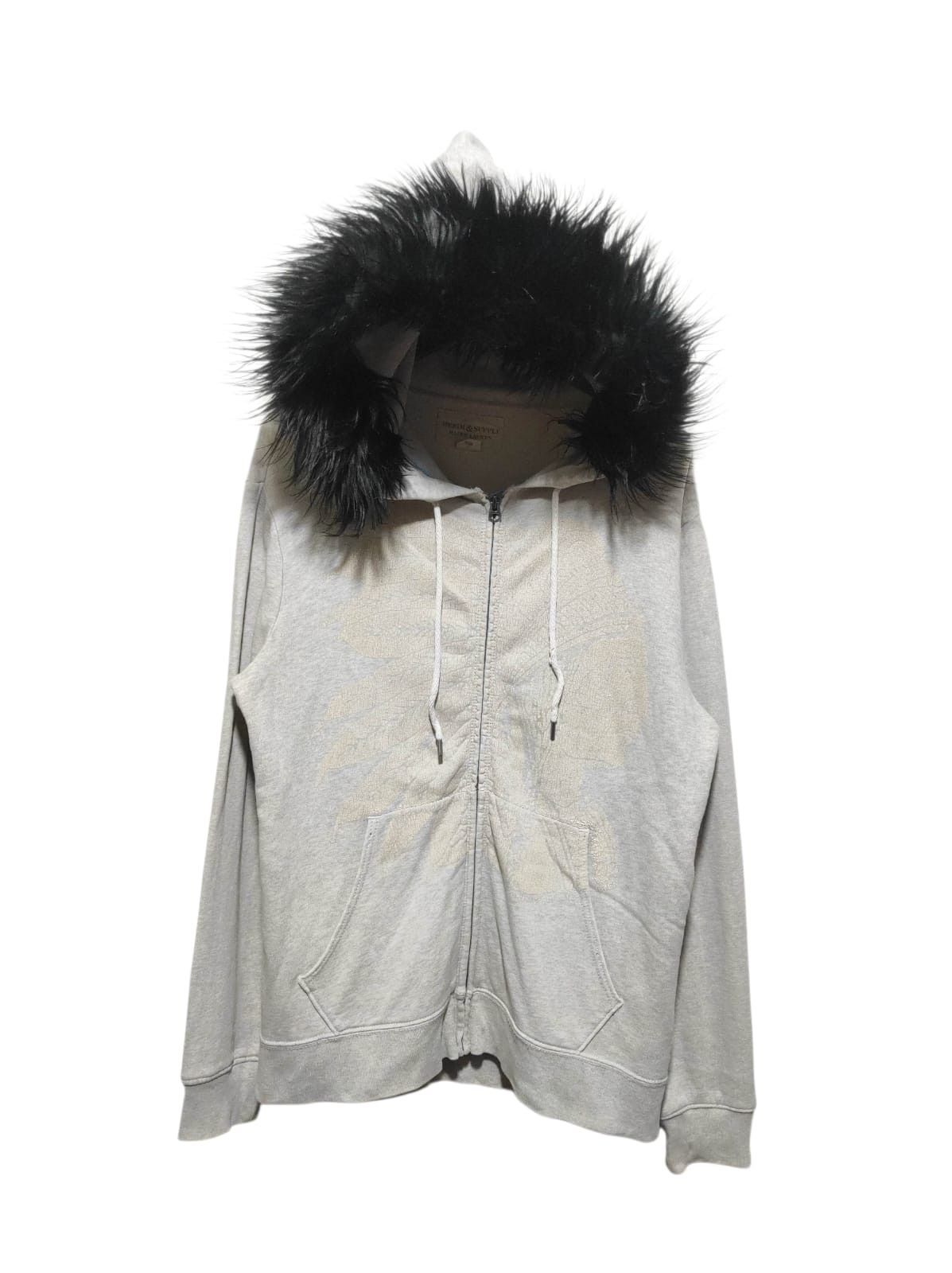 Denim & Supply Ralph Lauren Denim & Supply Ralph Lauren zip fur hoodie LGB style Size US M / EU 48-50 / 2 - 1 Thumbnail