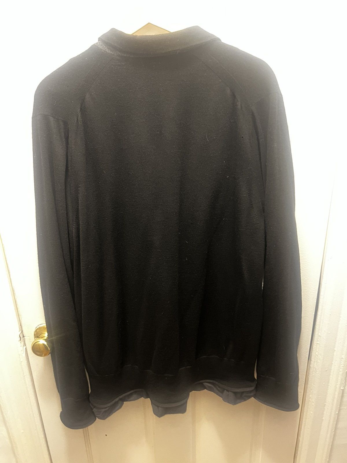 Sacai New! $1,330 Double Layered Transform Sweater/Jacket Size US XL / EU 56 / 4 - 7 Thumbnail