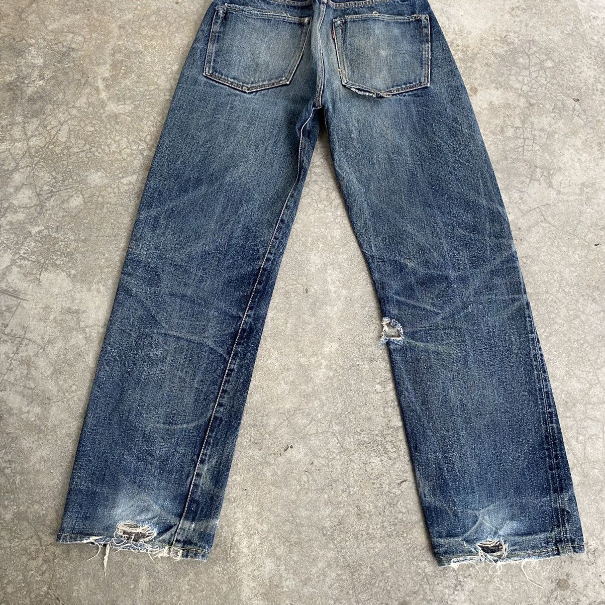 Pherrow's Vintage Pherrow’s Stormy Blue Faded Blue Selvedge Jeans Size US 29 - 14 Thumbnail