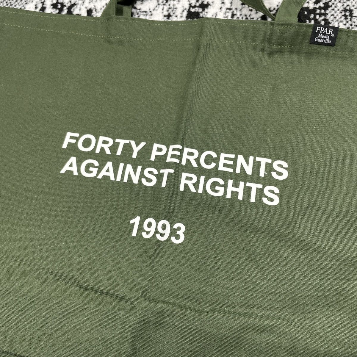 FPAR × Wtaps FPAR CANVAS SINCE TOTE BAG Size ONE SIZE - 3 Thumbnail