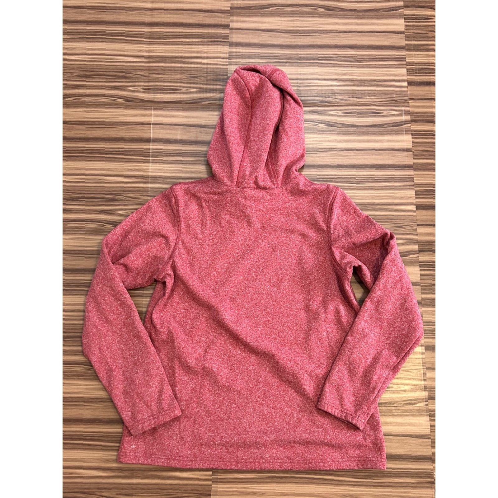 Vintage Columbia Hoodie Womens Medium Red High Neck Pullover Sweatshirt Knit Sweatshirt All Seasons Pockets Logo Modern Outdoor Sports Weathered? Size M / US 6-8 / IT 42-44 - 2 Thumbnail