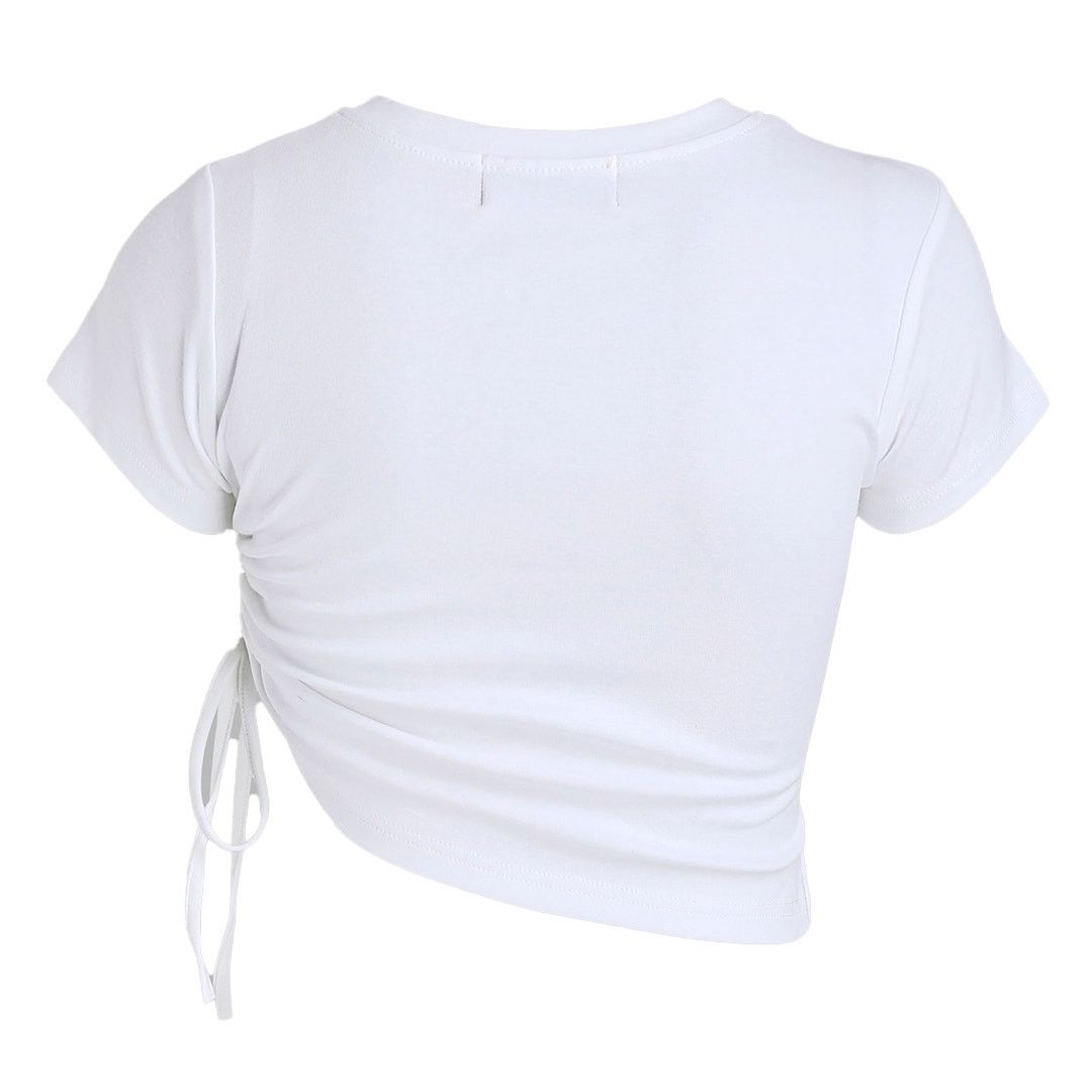 Cider THE ASYMMETRICAL RUCHED TEE Size S / US 4 / IT 40 - 2 Thumbnail