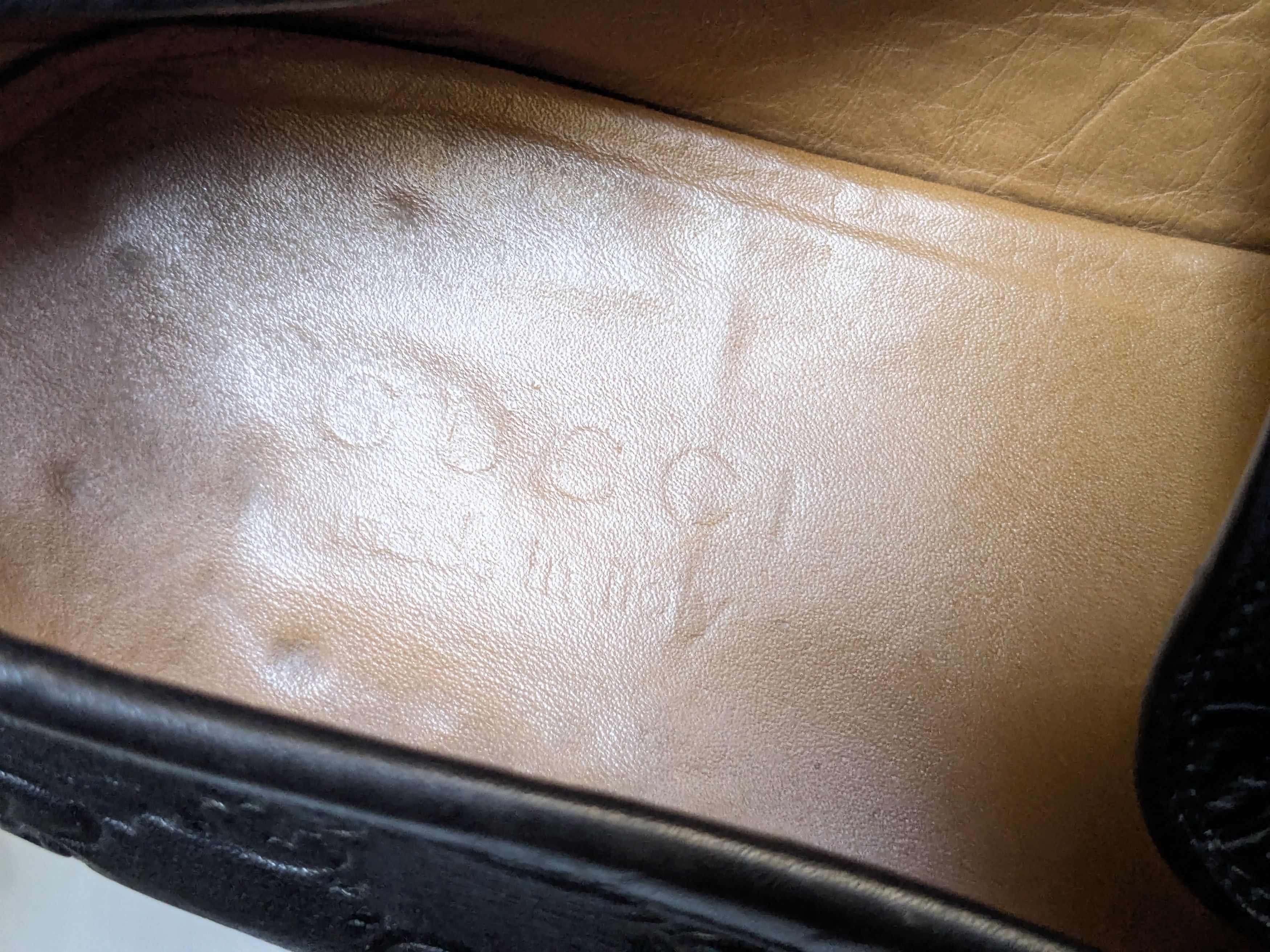 Gucci Gucci Horsebit Loafers Black 12 Leather Monogram Logo GG Size US 12 / EU 45 - 2 Thumbnail